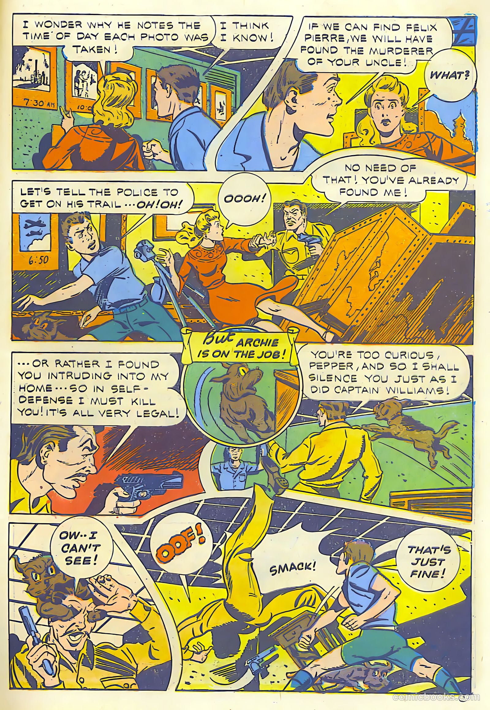 Exciting Comics #22 (1941) — page 55 of 68