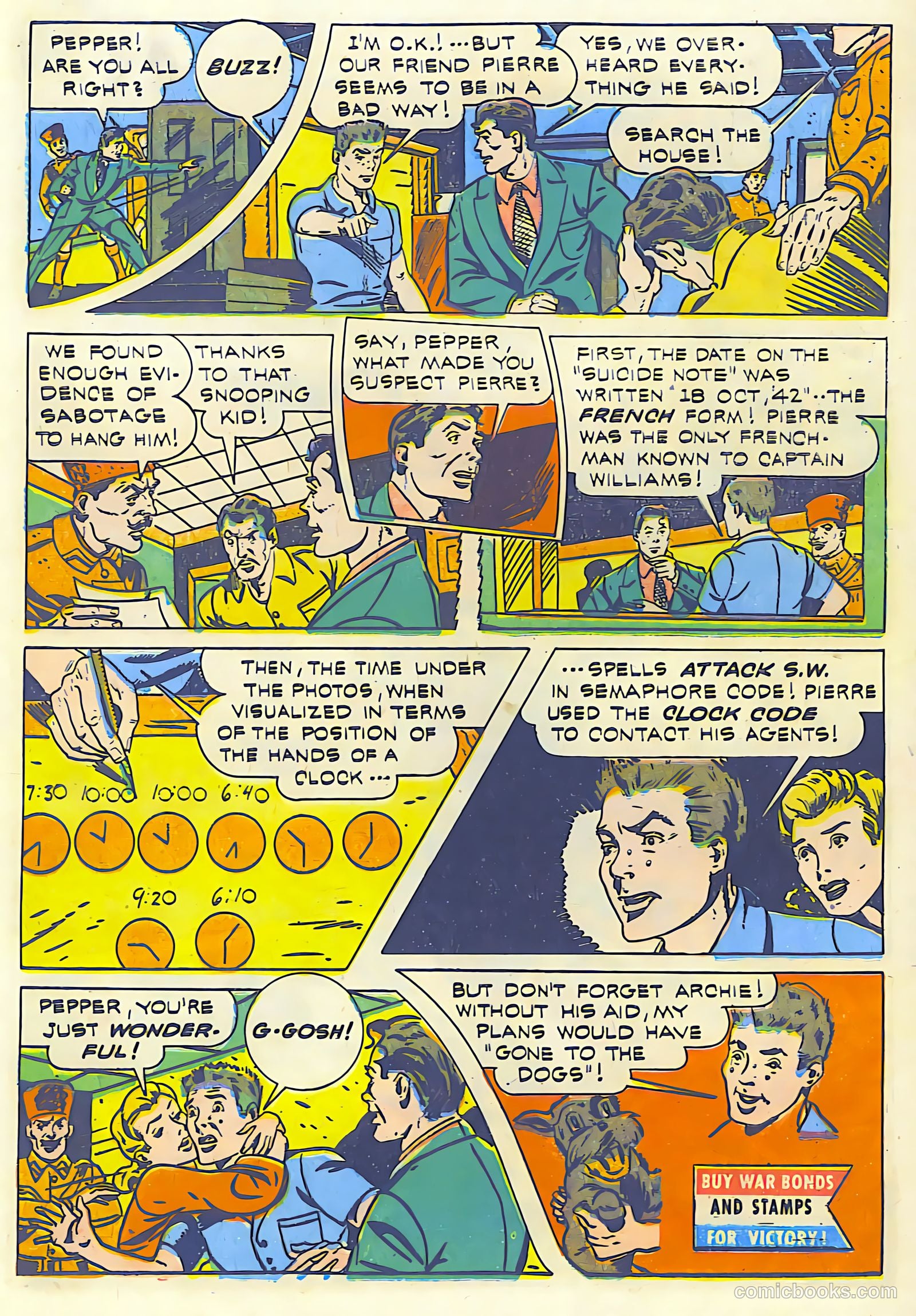 Exciting Comics #22 (1941) — page 56 of 68