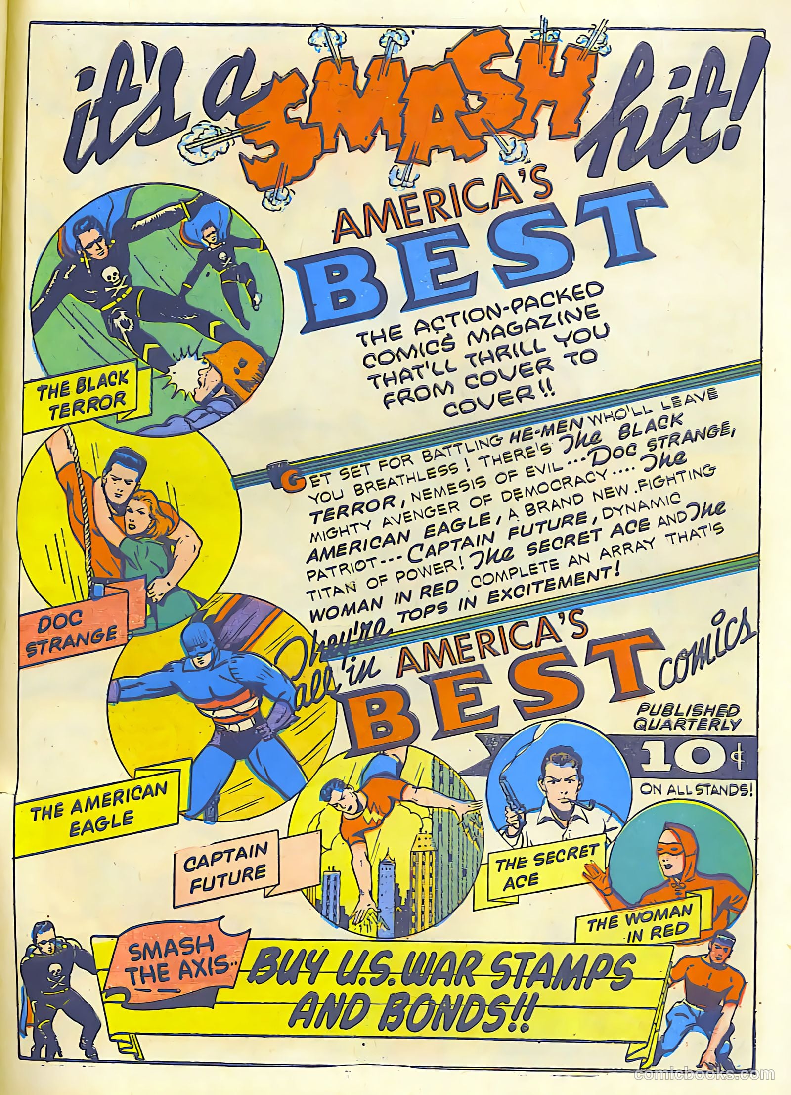 Exciting Comics #22 (1941) — page 57 of 68