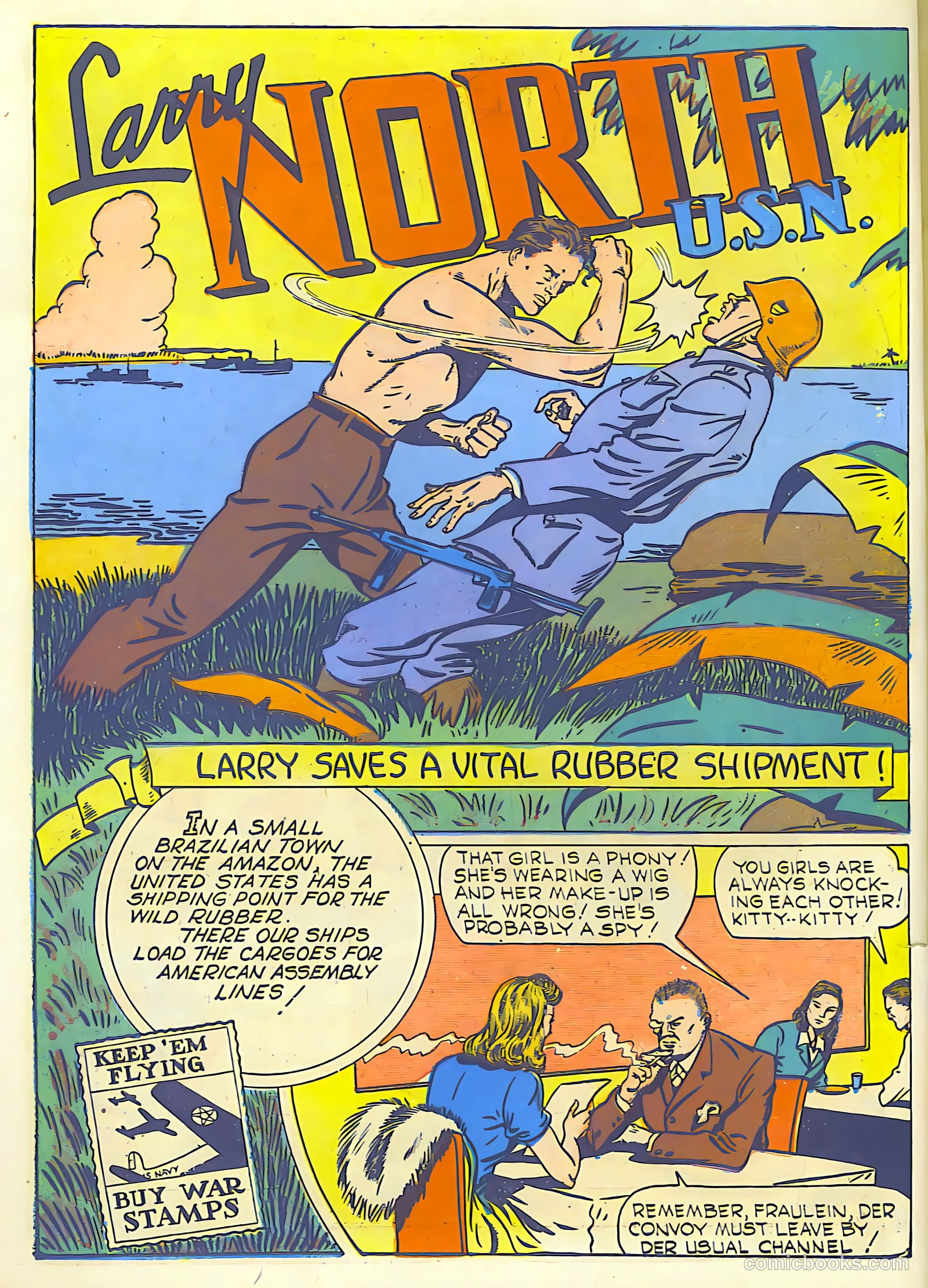 Exciting Comics #22 (1941) — page 58 of 68