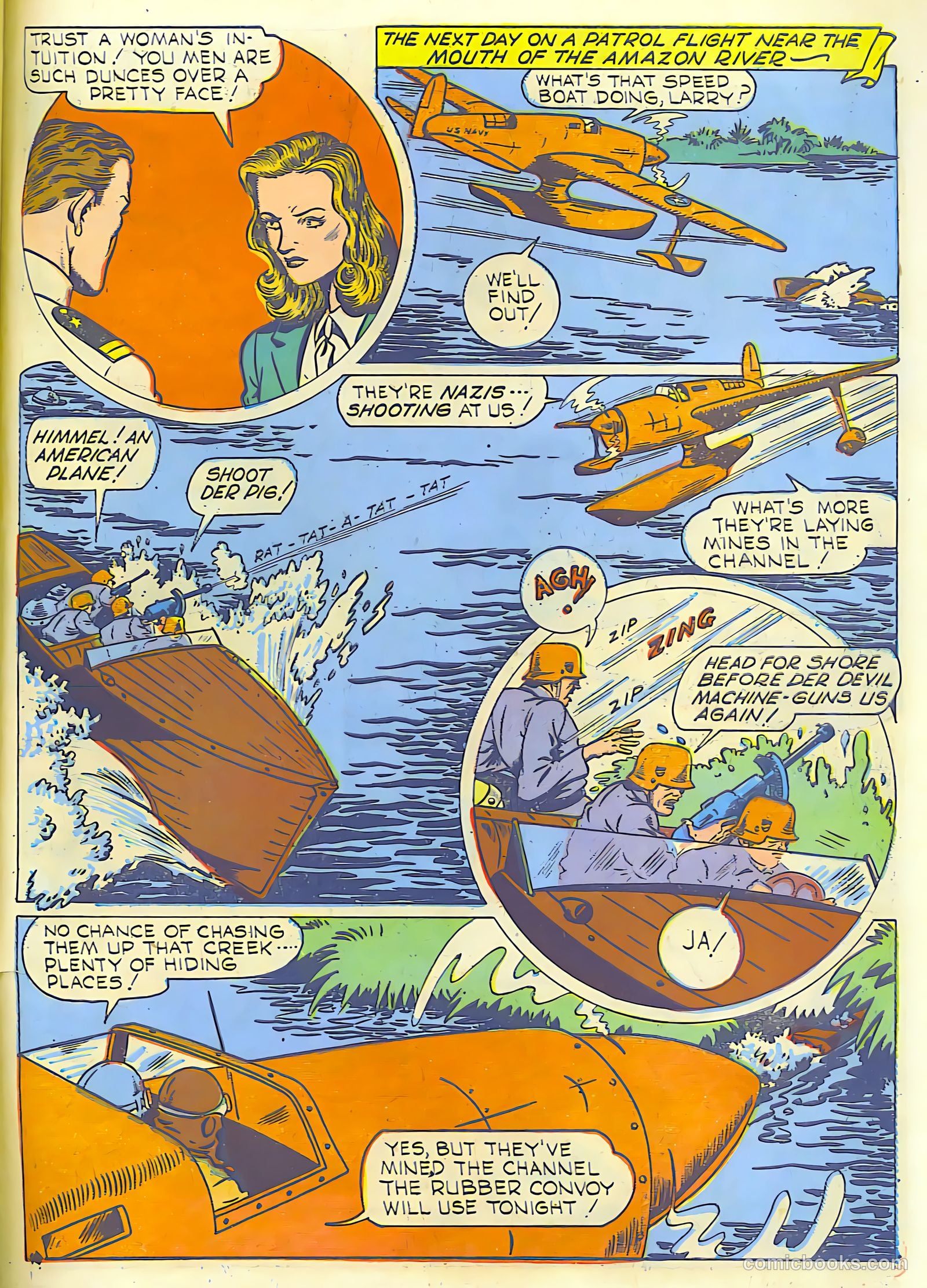Exciting Comics #22 (1941) — page 59 of 68