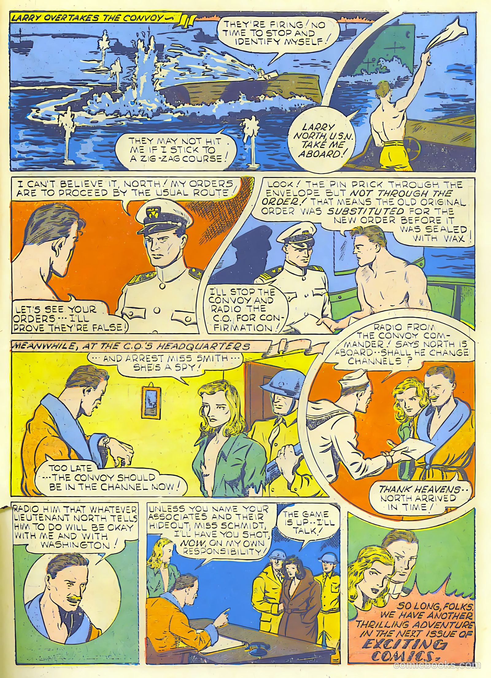 Exciting Comics #22 (1941) — page 63 of 68