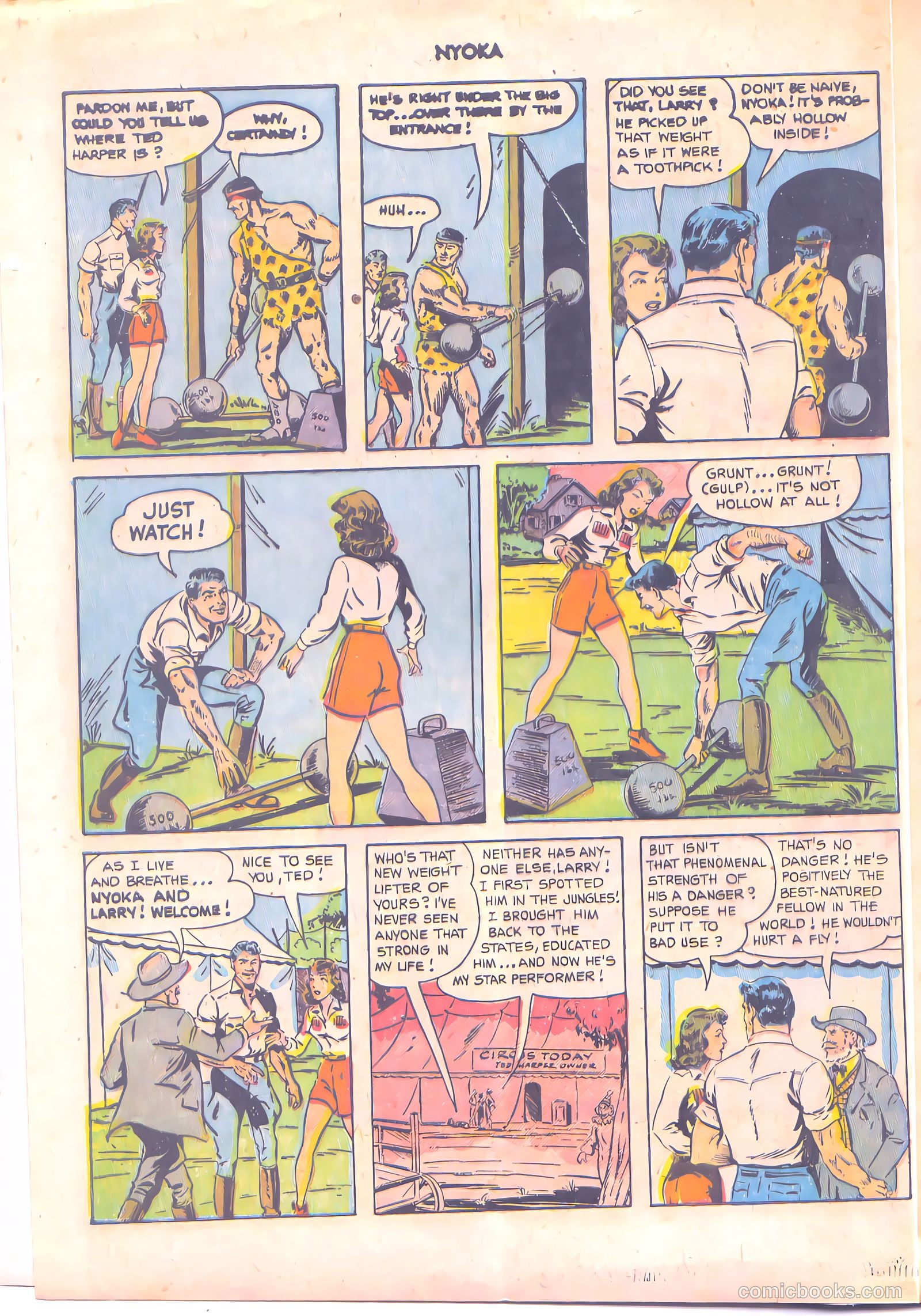 Nyoka the Jungle Girl #68 (1952) — page 5 of 37