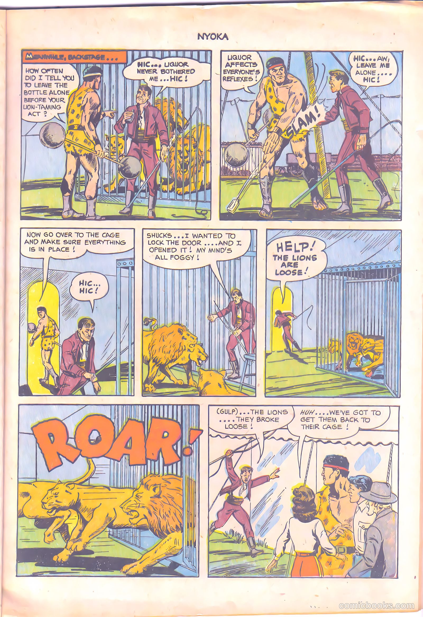 Nyoka the Jungle Girl #68 (1952) — page 6 of 37