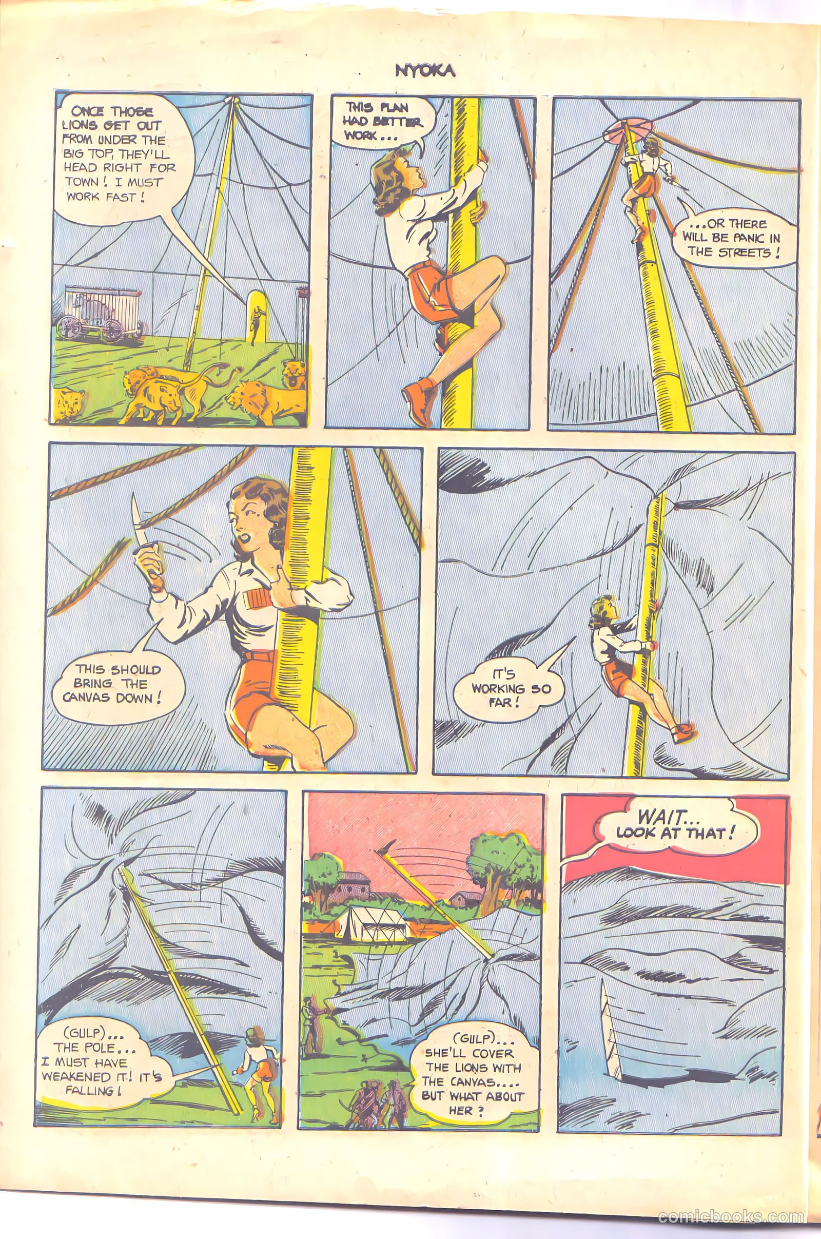 Nyoka the Jungle Girl #68 (1952) — page 7 of 37