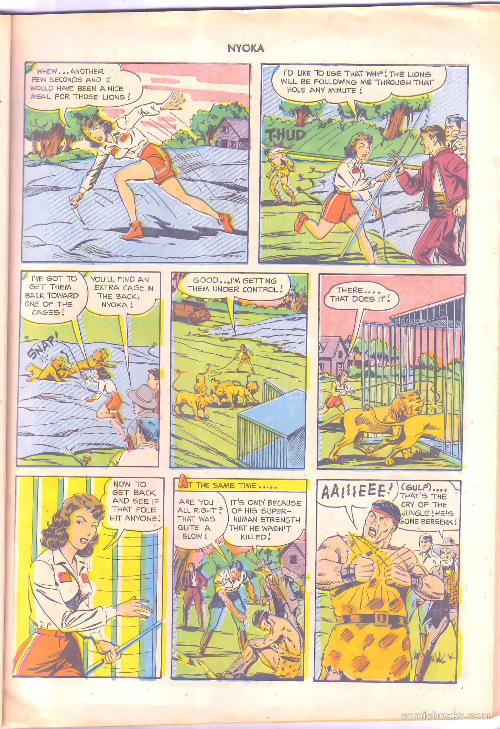 Nyoka the Jungle Girl #68 (1952) — page 8 of 37