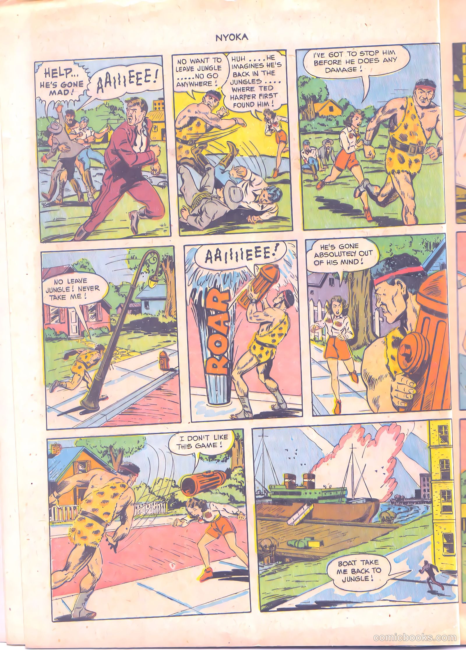 Nyoka the Jungle Girl #68 (1952) — page 9 of 37