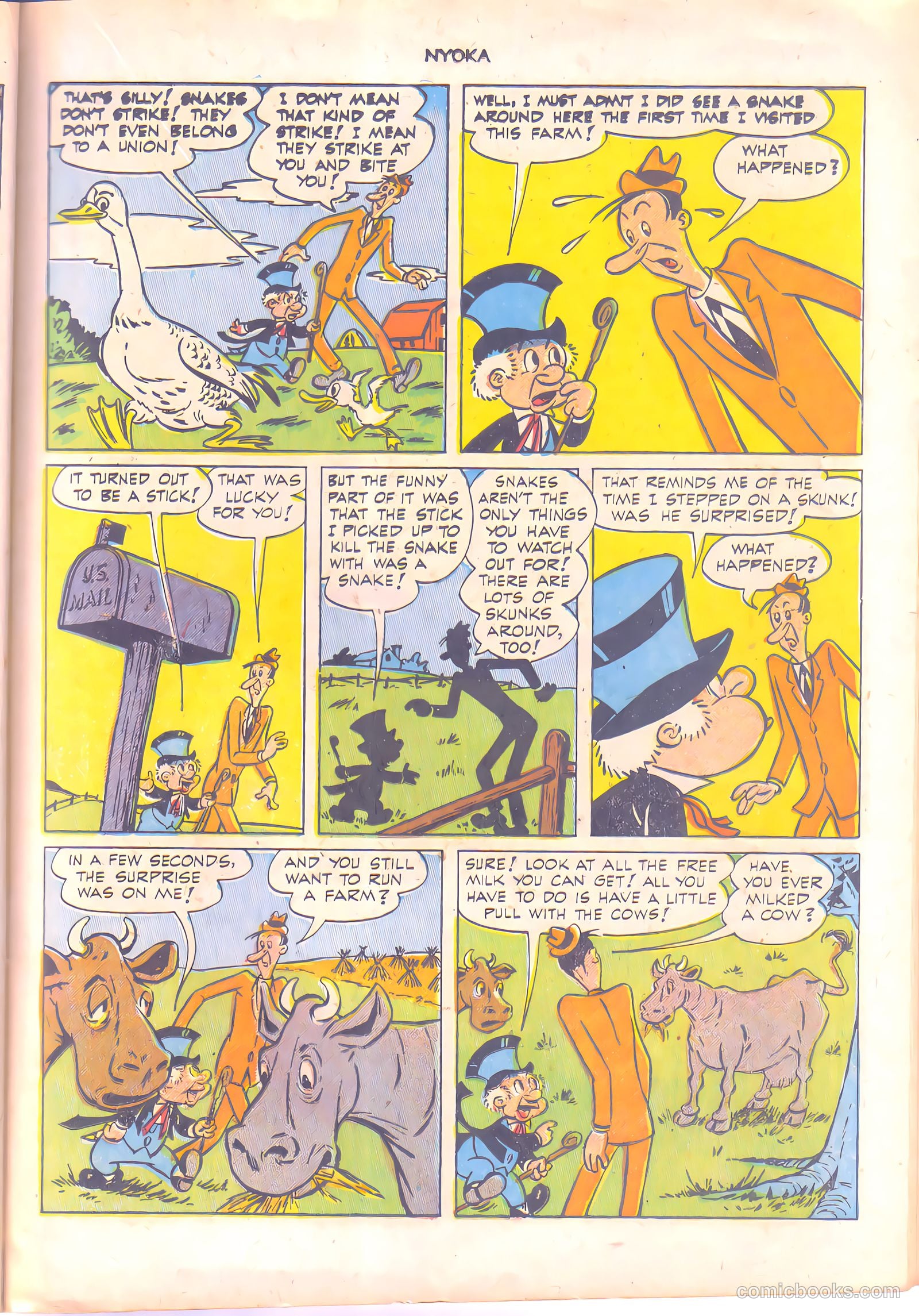 Nyoka the Jungle Girl #68 (1952) — page 16 of 37