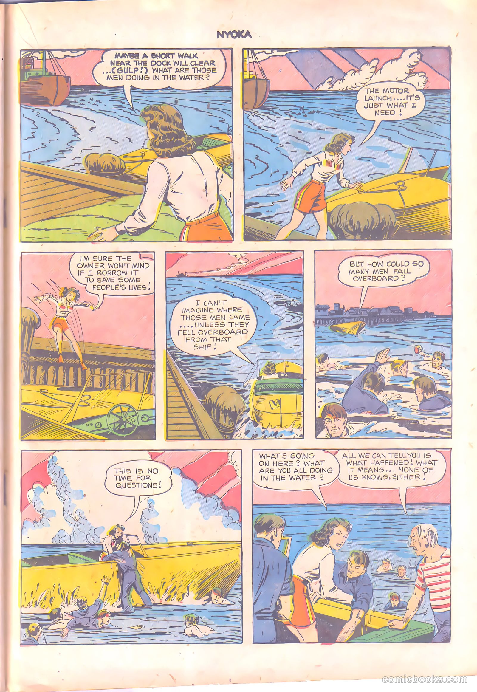 Nyoka the Jungle Girl #68 (1952) — page 20 of 37