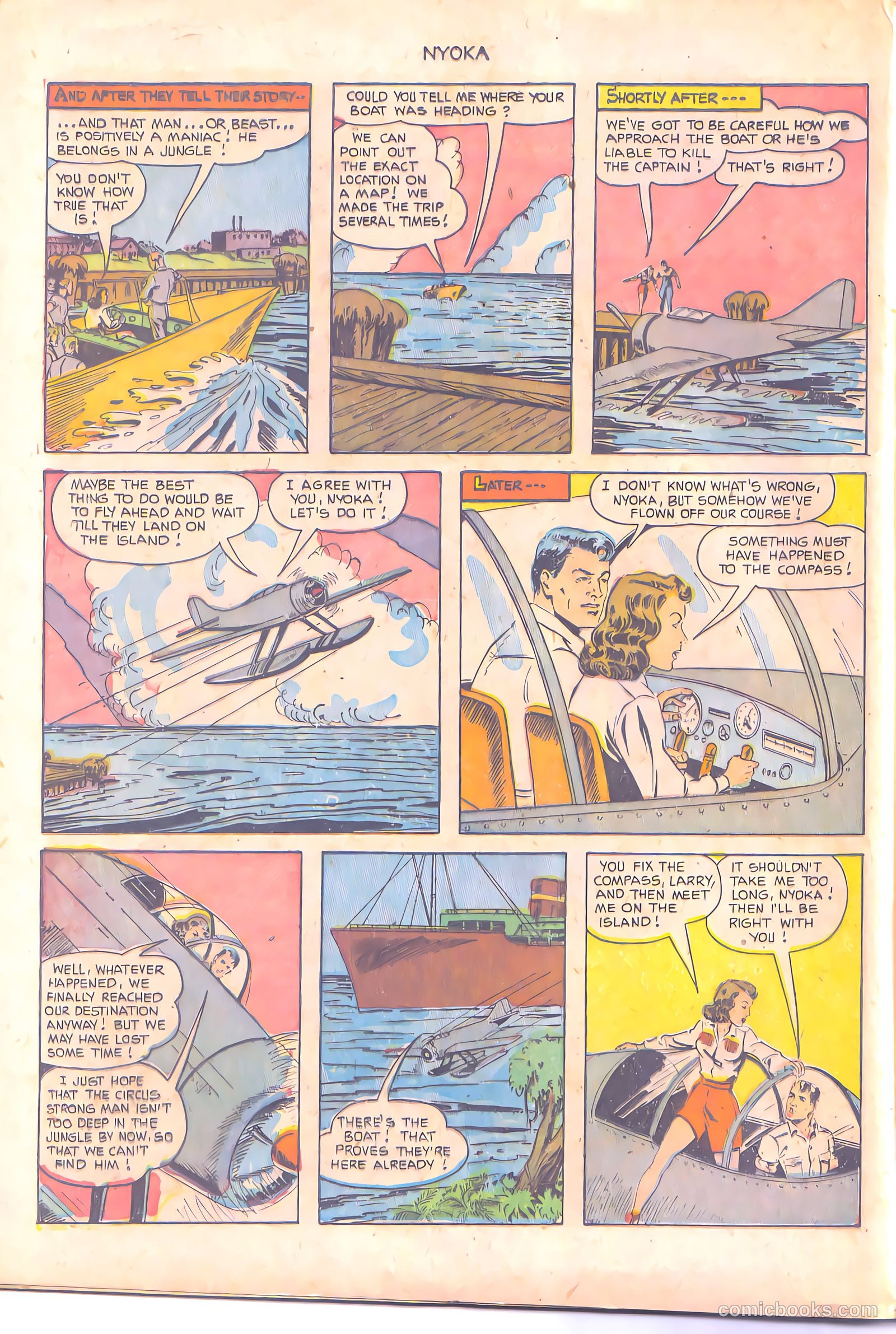Nyoka the Jungle Girl #68 (1952) — page 21 of 37
