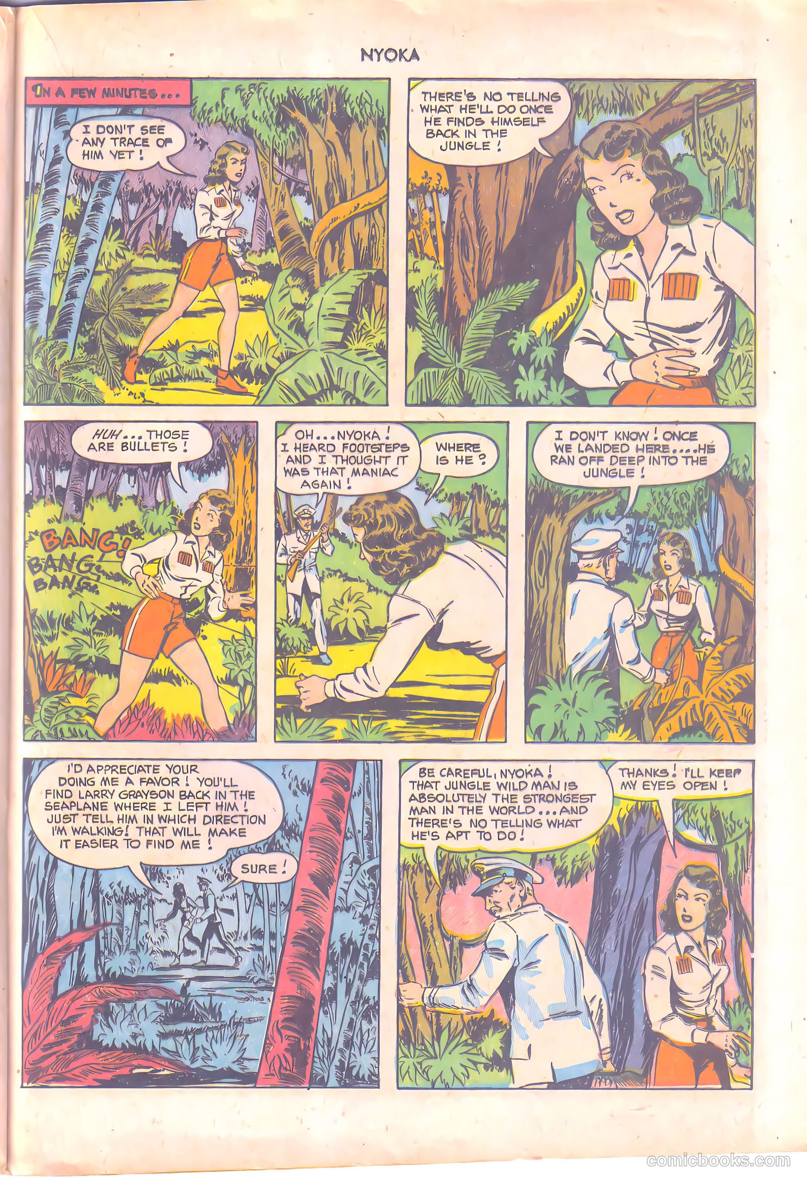 Nyoka the Jungle Girl #68 (1952) — page 22 of 37