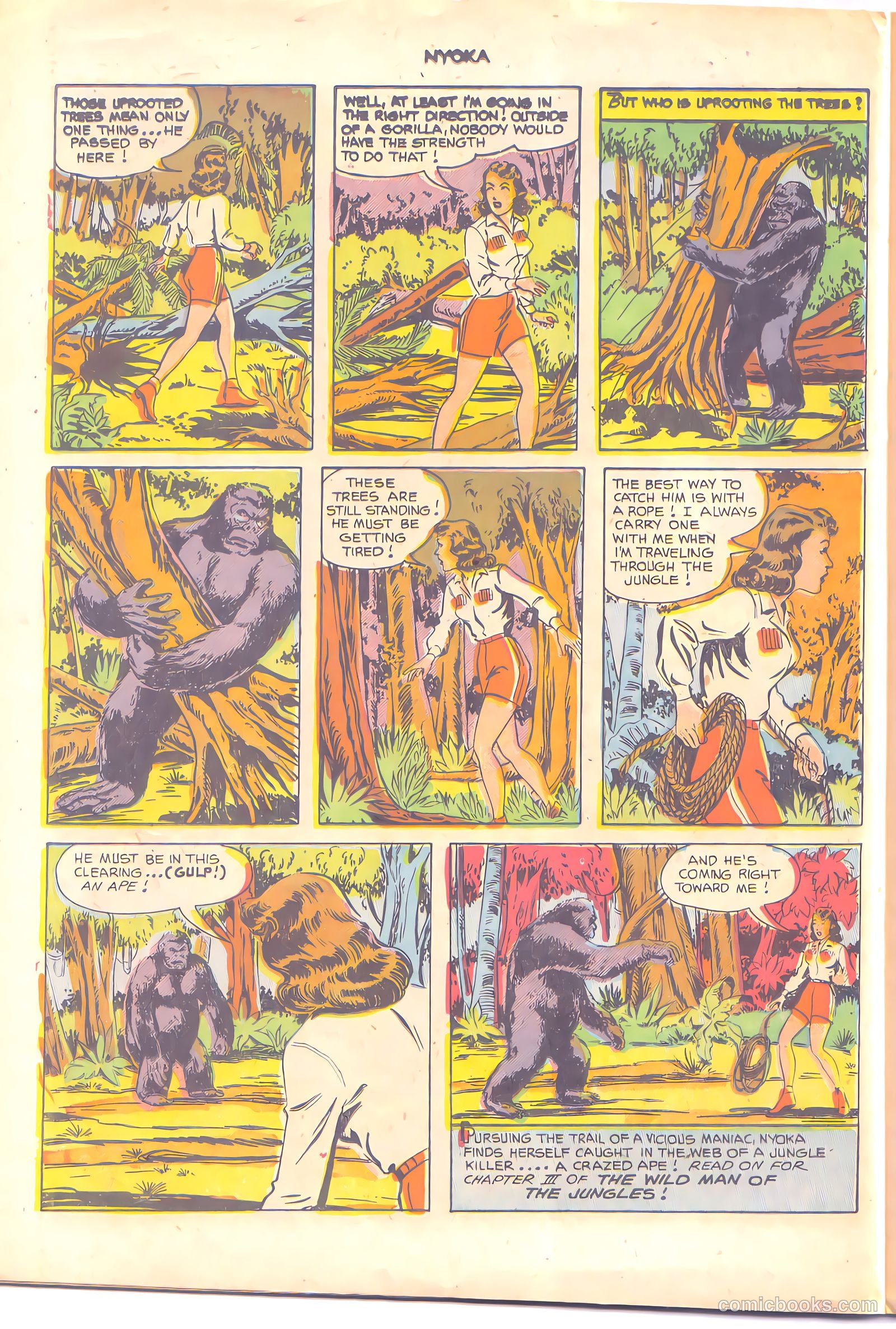 Nyoka the Jungle Girl #68 (1952) — page 23 of 37