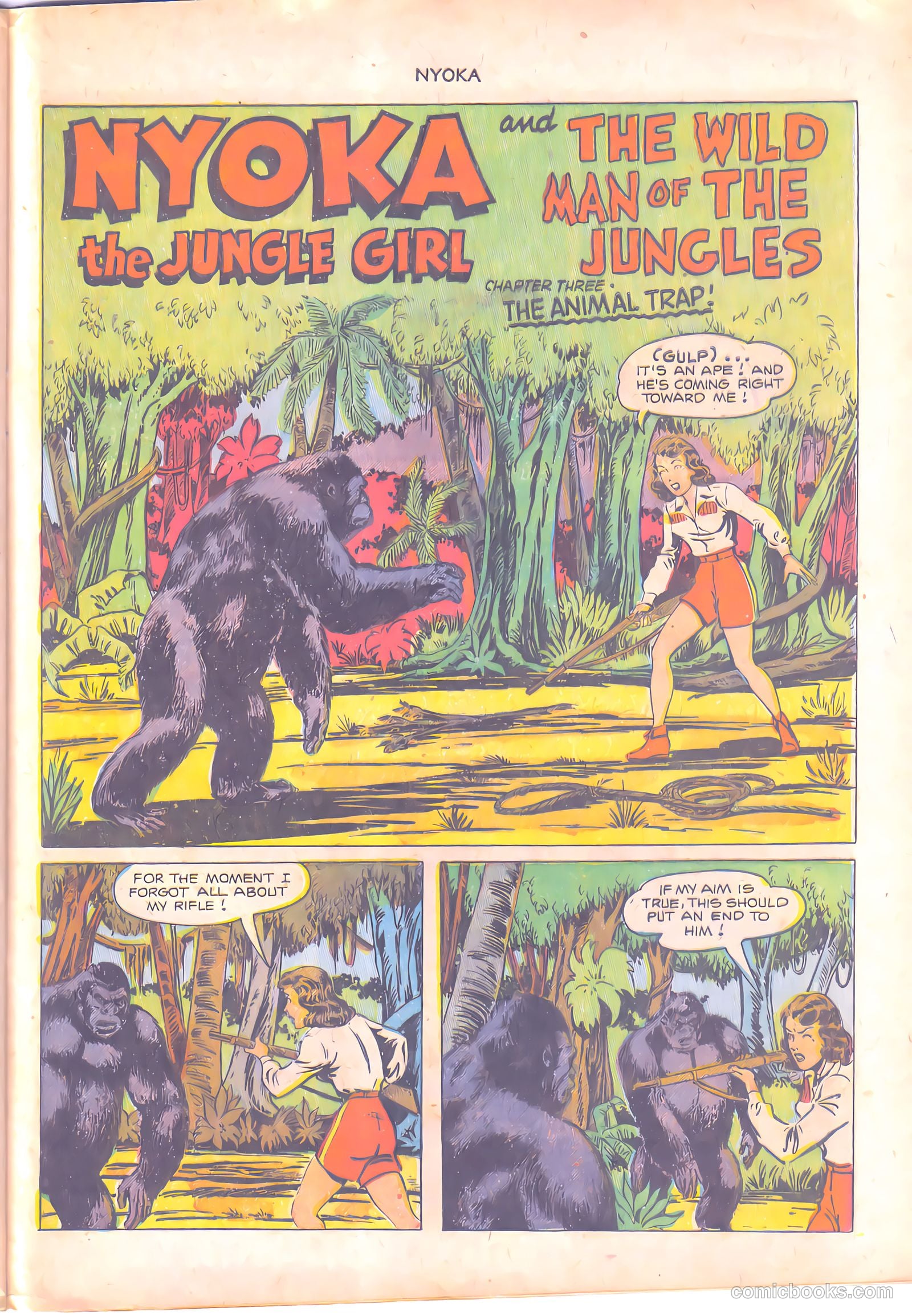 Nyoka the Jungle Girl #68 (1952) — page 30 of 37