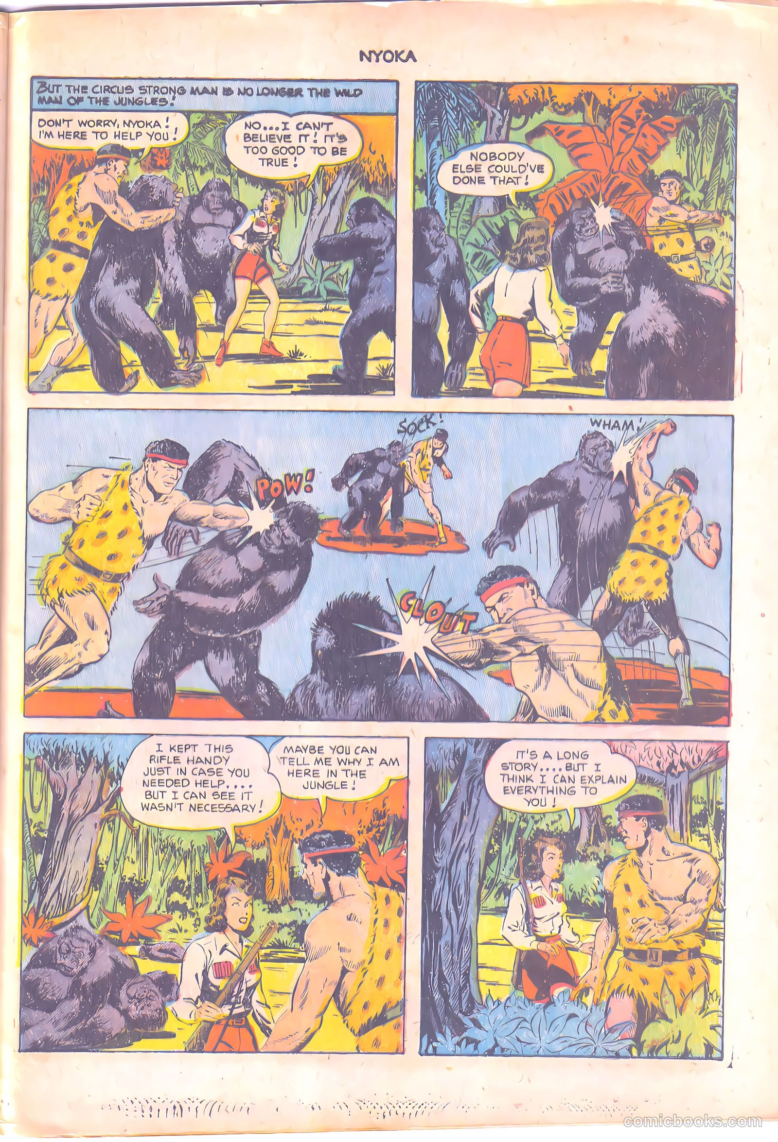 Nyoka the Jungle Girl #68 (1952) — page 34 of 37