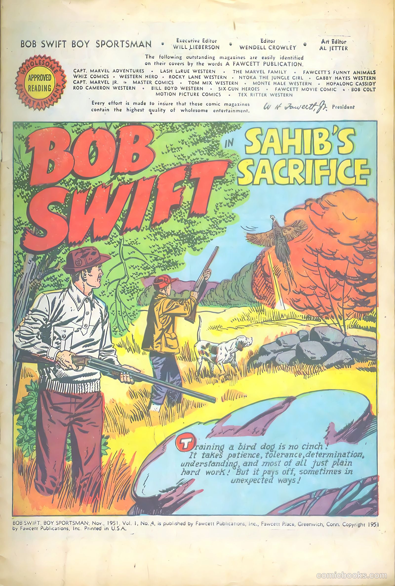Bob Swift, Boy Sportsman #4 (1951) — page 3 of 36
