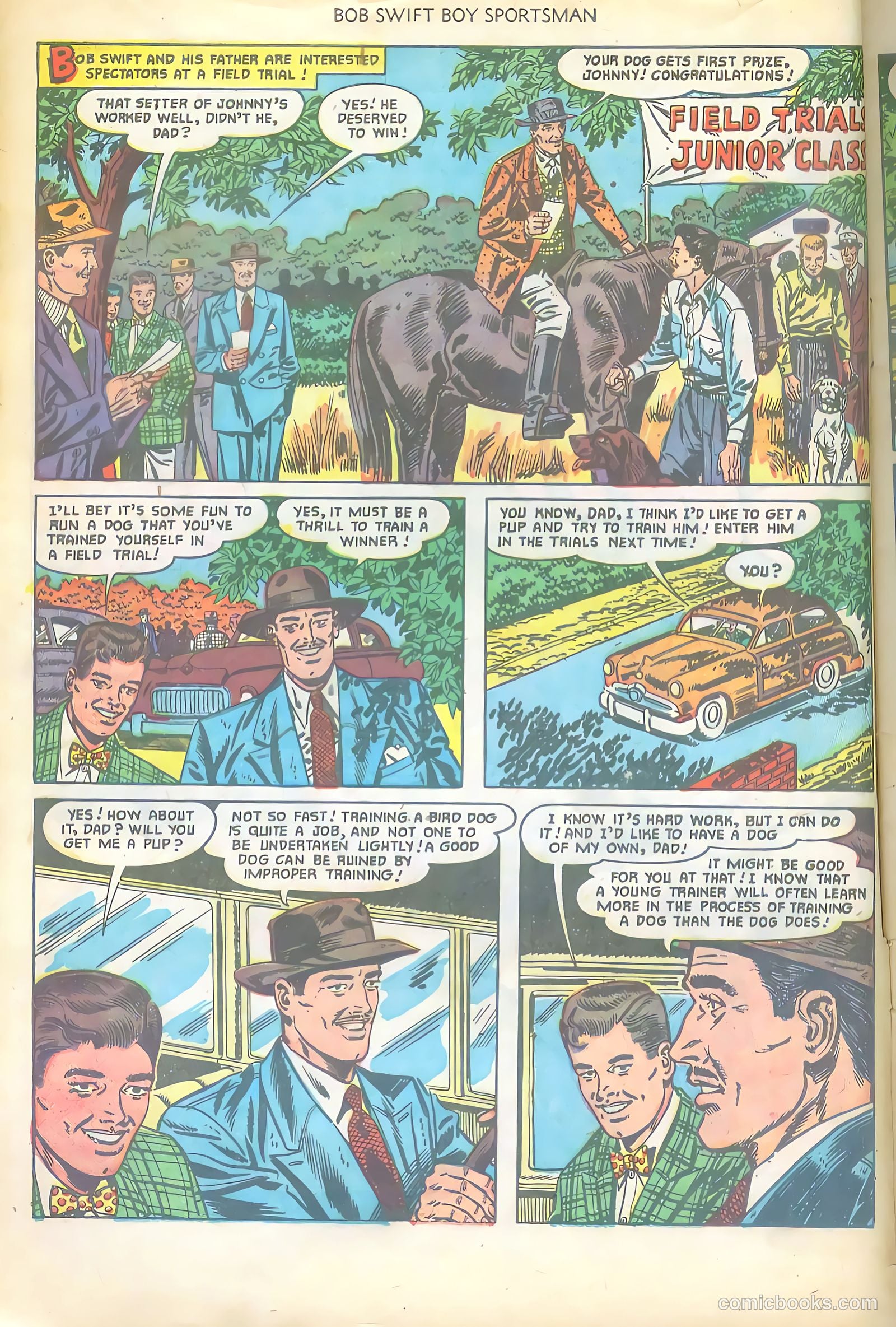 Bob Swift, Boy Sportsman #4 (1951) — page 4 of 36
