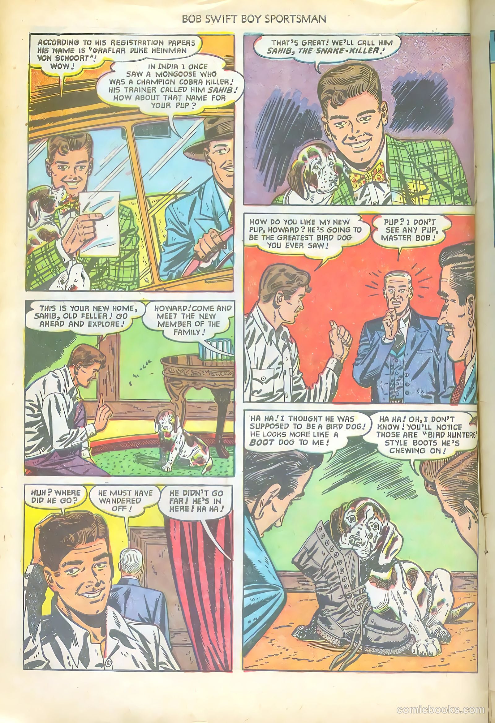 Bob Swift, Boy Sportsman #4 (1951) — page 6 of 36