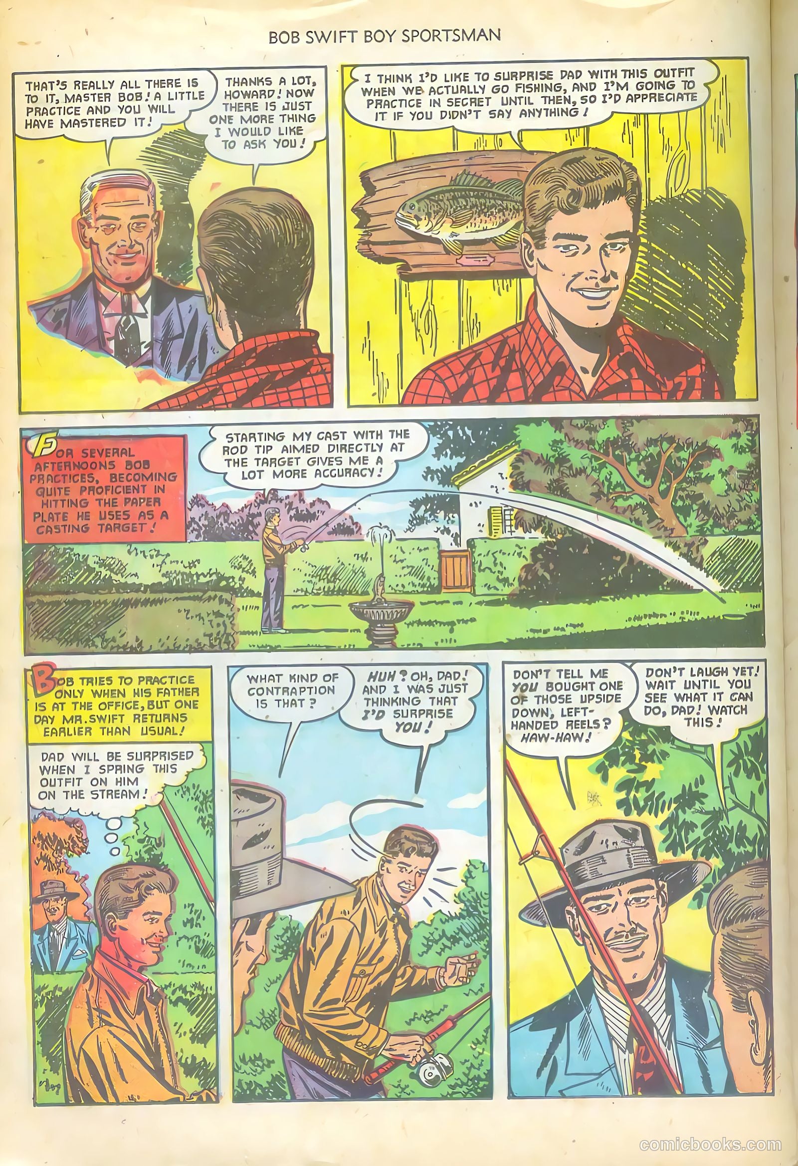 Bob Swift, Boy Sportsman #4 (1951) — page 22 of 36