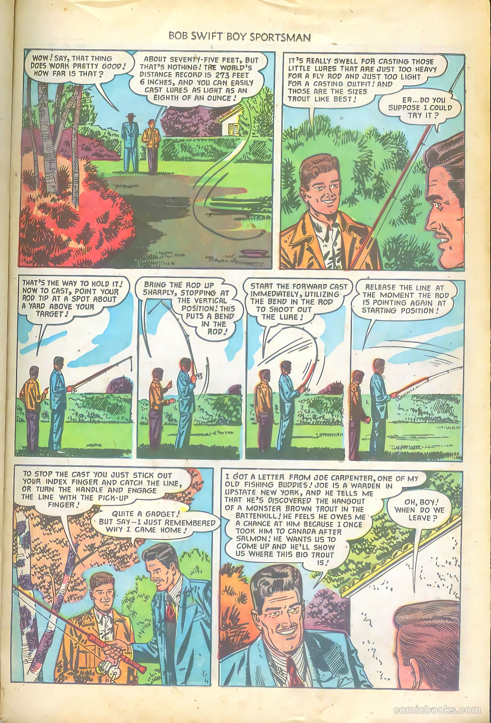 Bob Swift, Boy Sportsman #4 (1951) — page 23 of 36