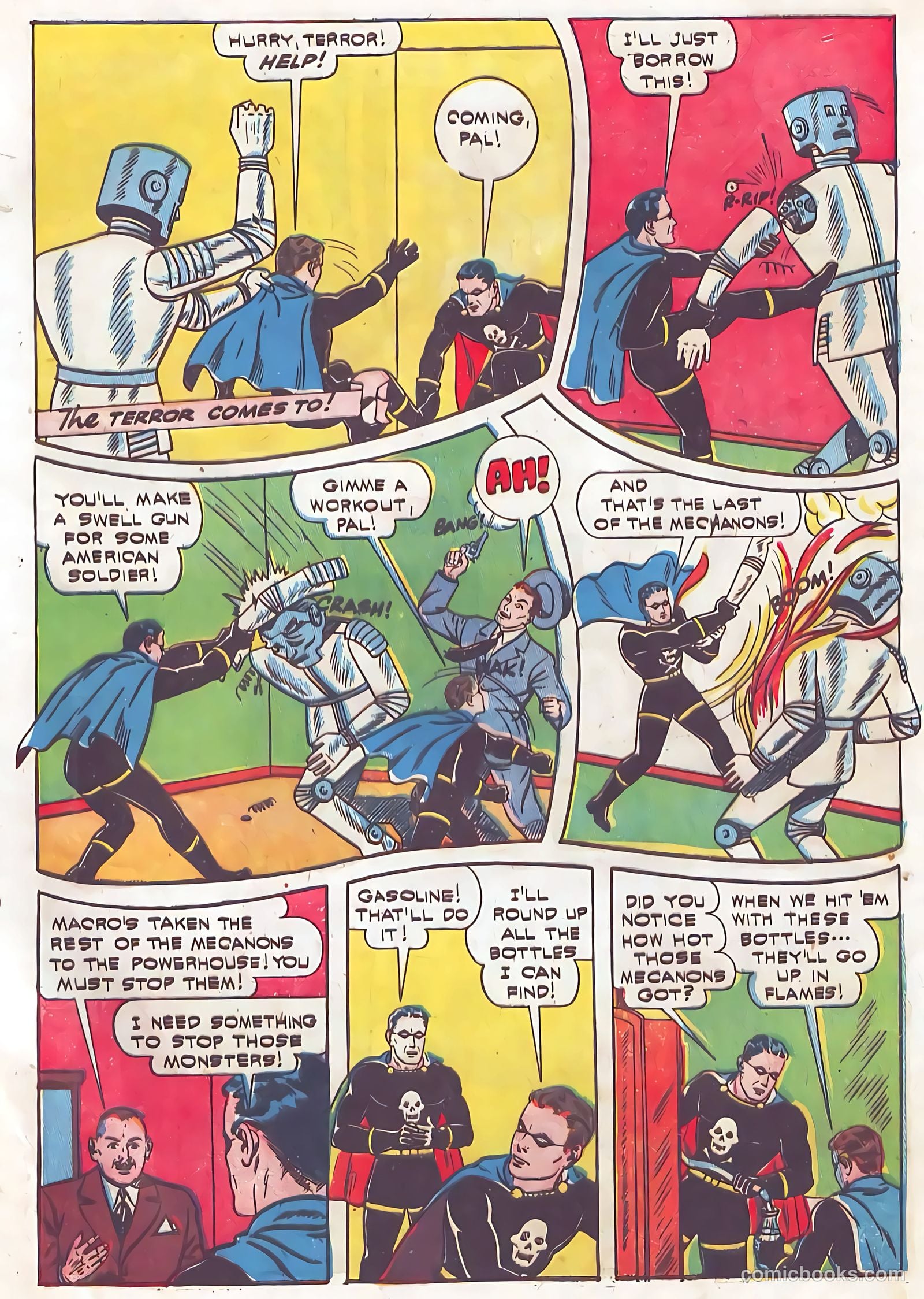Exciting Comics #25 (1943) — page 13 of 68