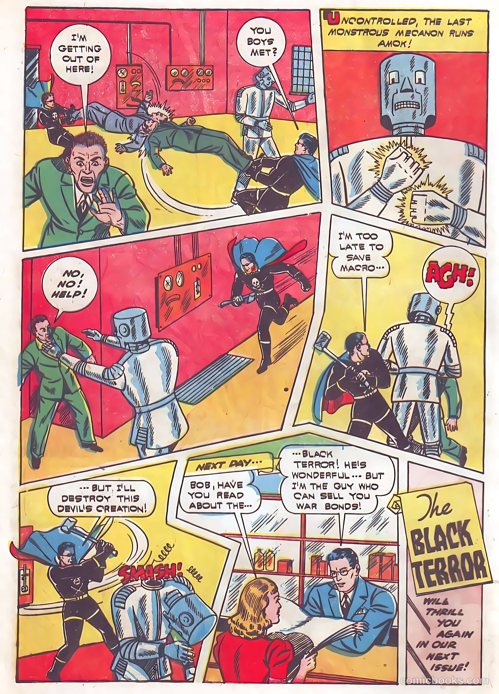 Exciting Comics #25 (1943) — page 16 of 68