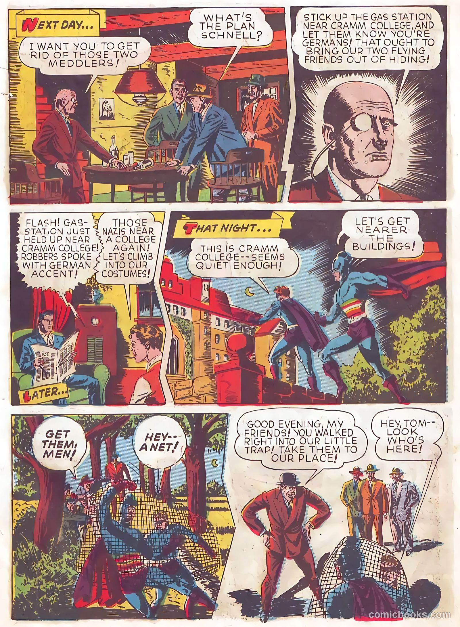Exciting Comics #25 (1943) — page 23 of 68