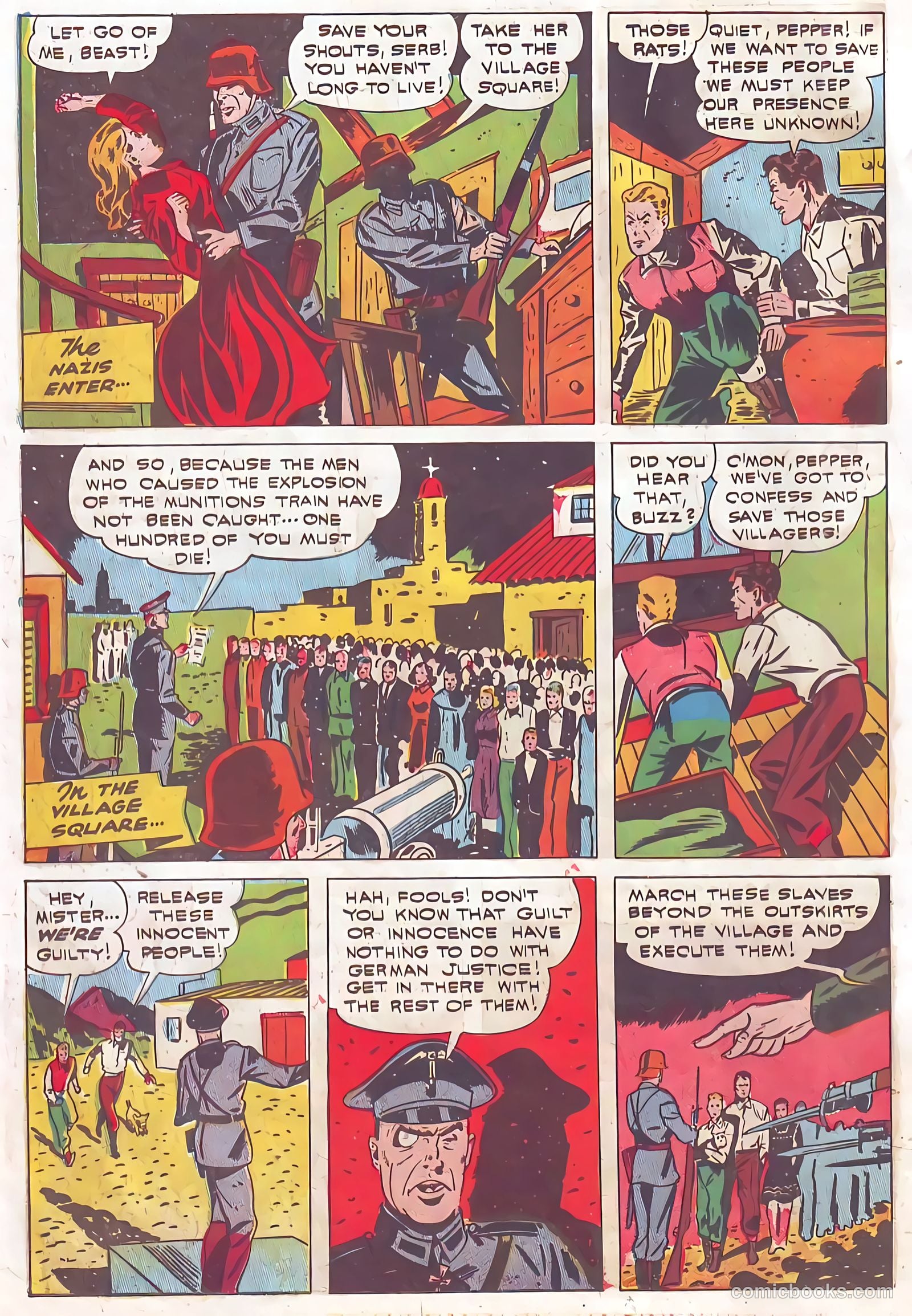 Exciting Comics #25 (1943) — page 50 of 68