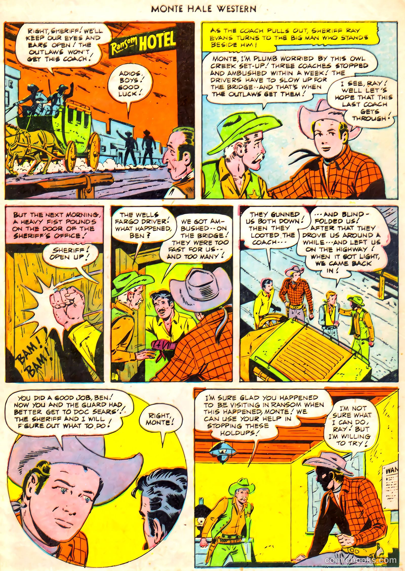 Monte Hale Western #61 (1951) — page 5 of 36