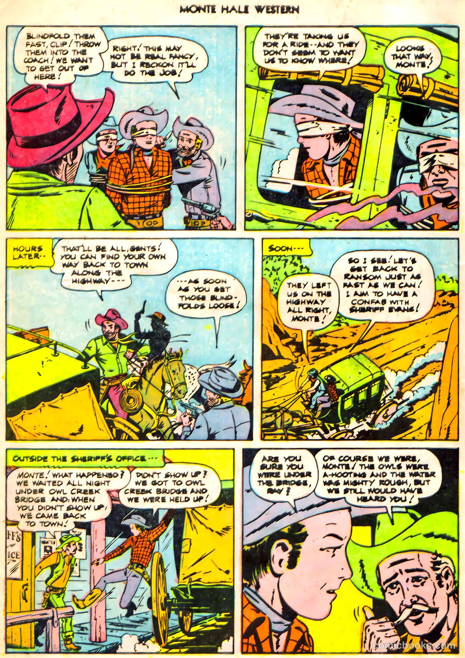Monte Hale Western #61 (1951) — page 8 of 36