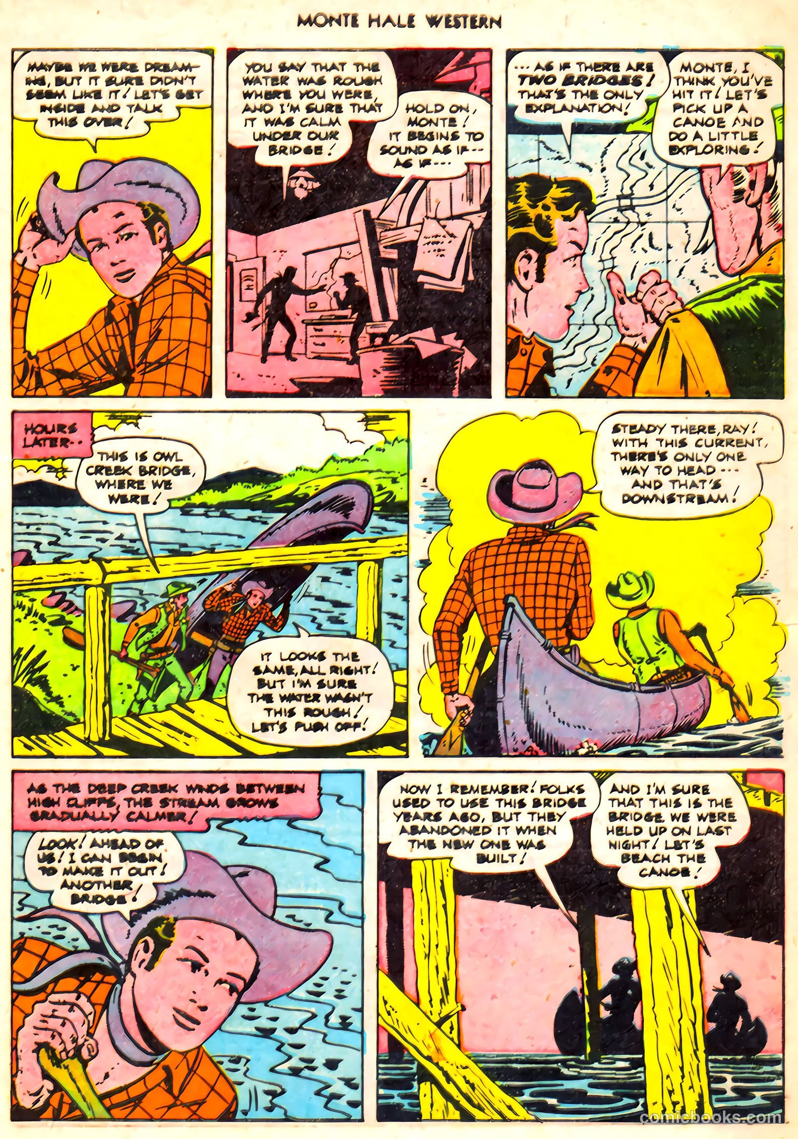 Monte Hale Western #61 (1951) — page 9 of 36