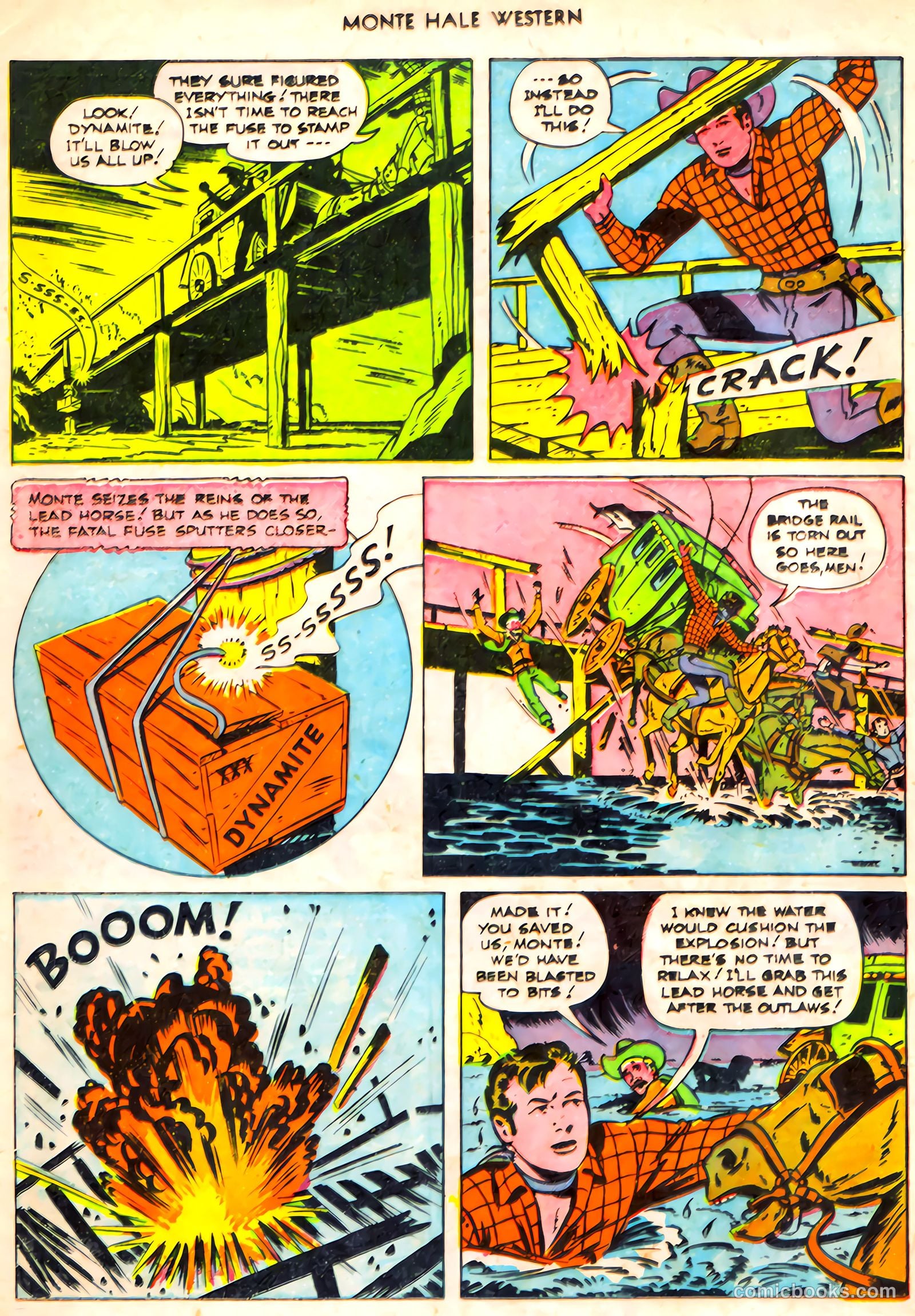 Monte Hale Western #61 (1951) — page 12 of 36