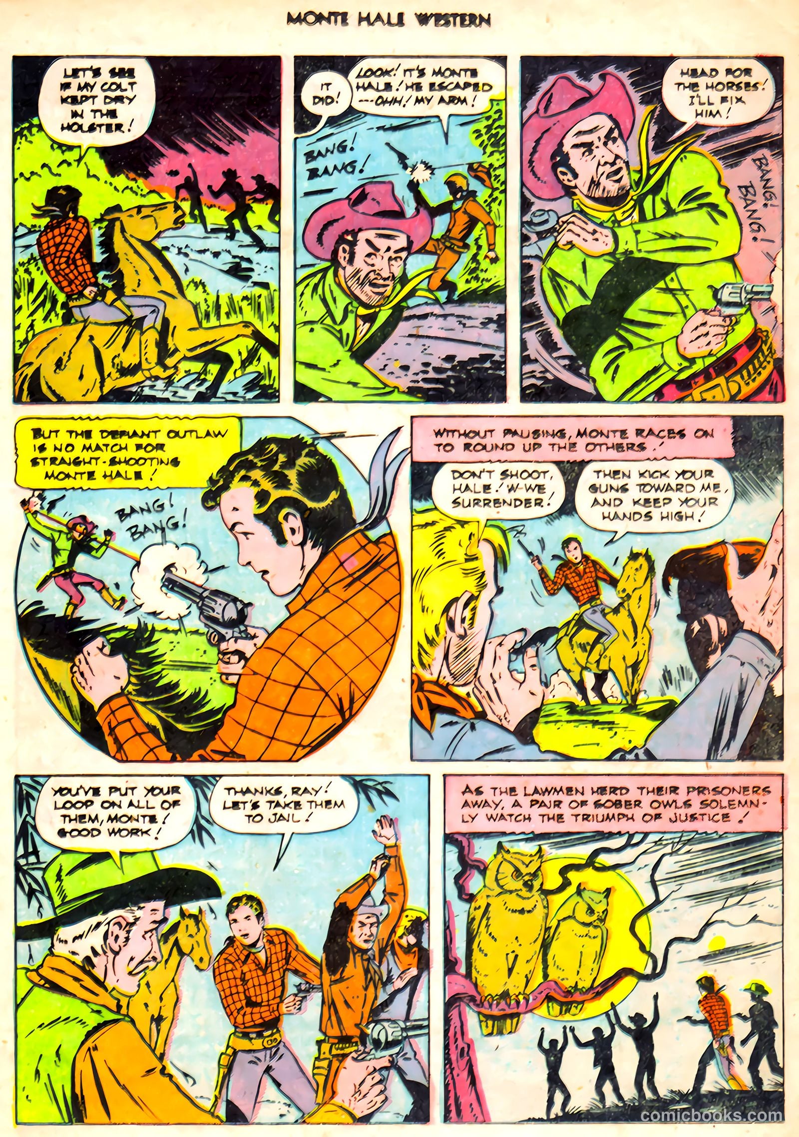 Monte Hale Western #61 (1951) — page 13 of 36