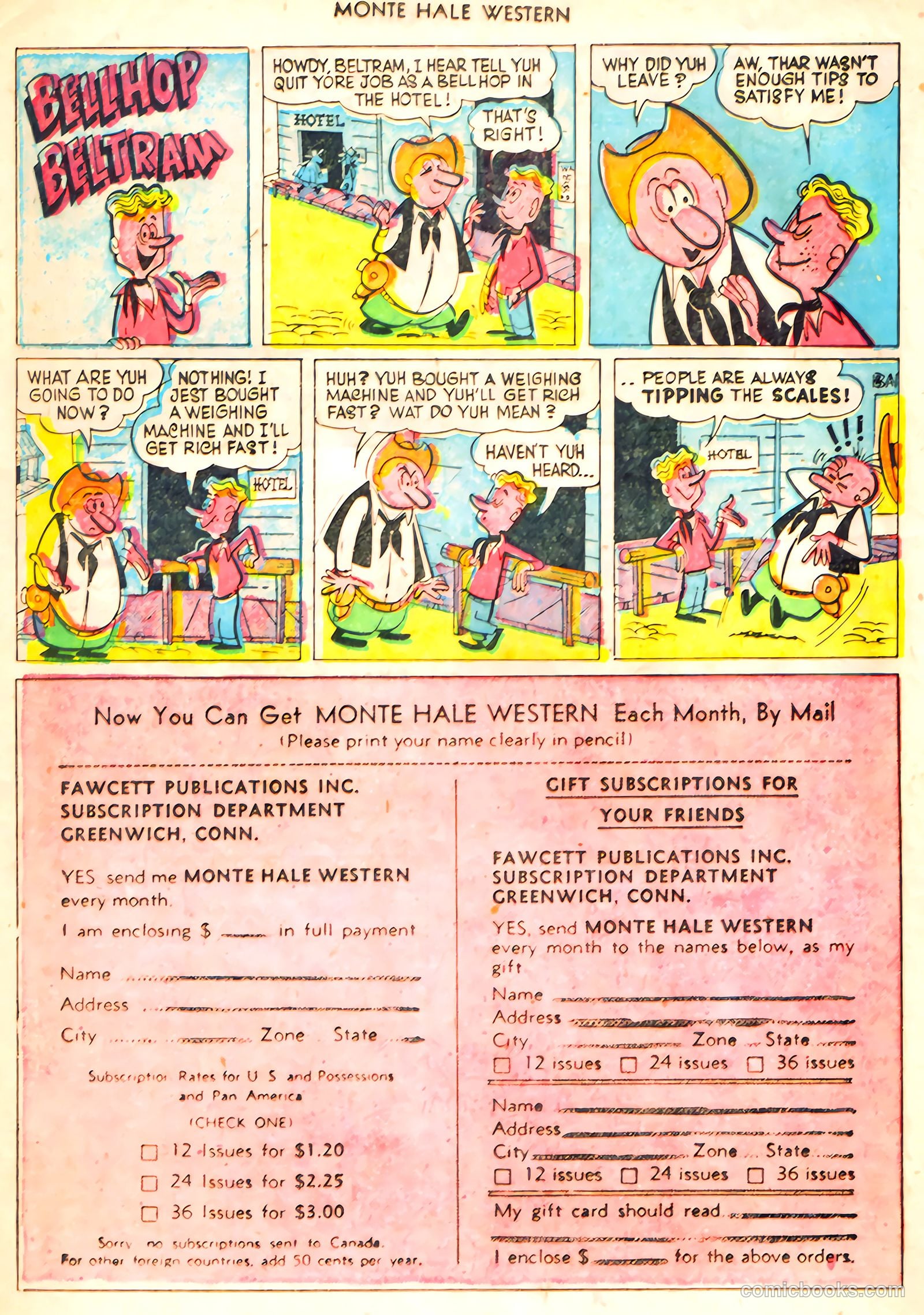 Monte Hale Western #61 (1951) — page 14 of 36
