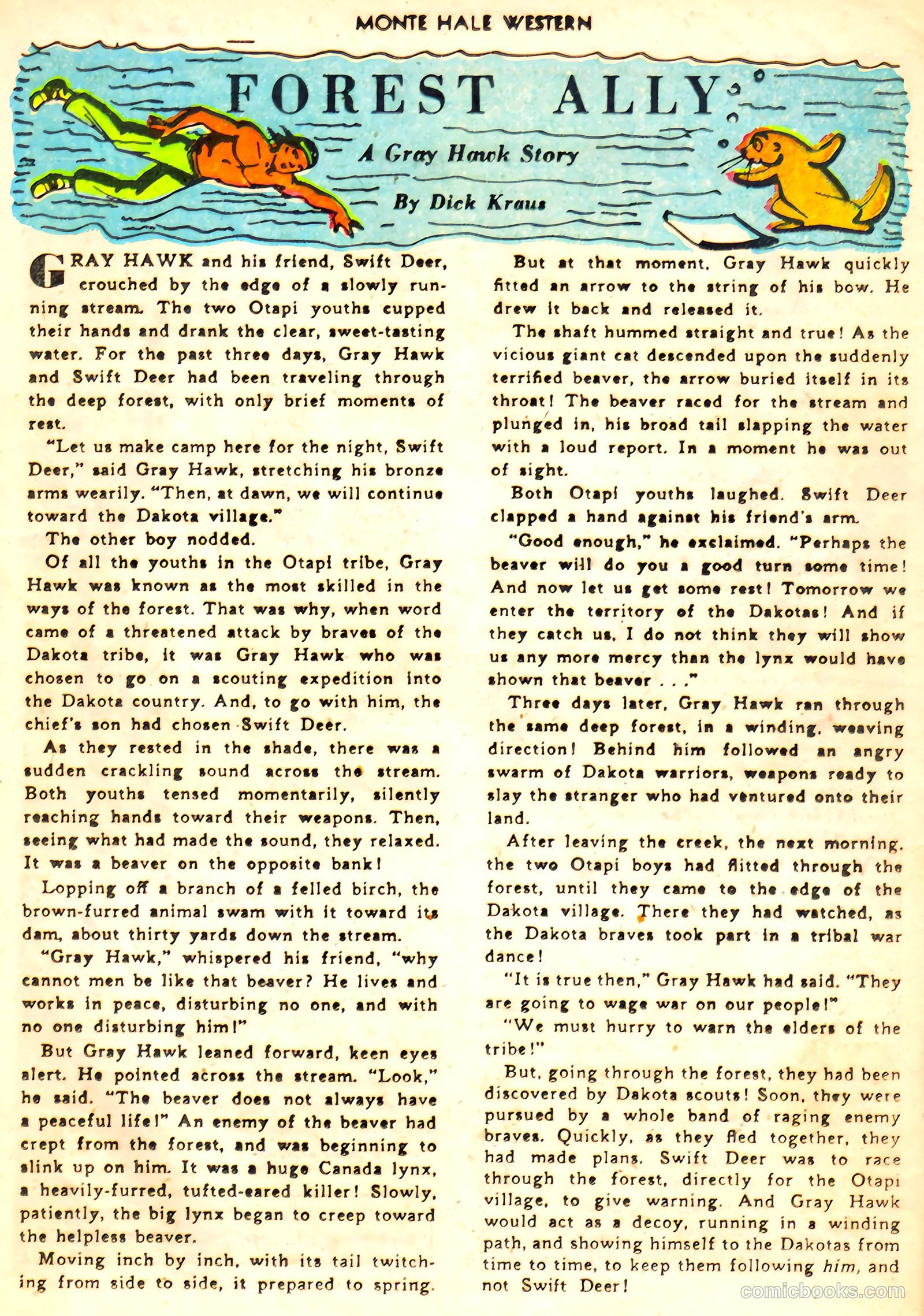Monte Hale Western #61 (1951) — page 15 of 36