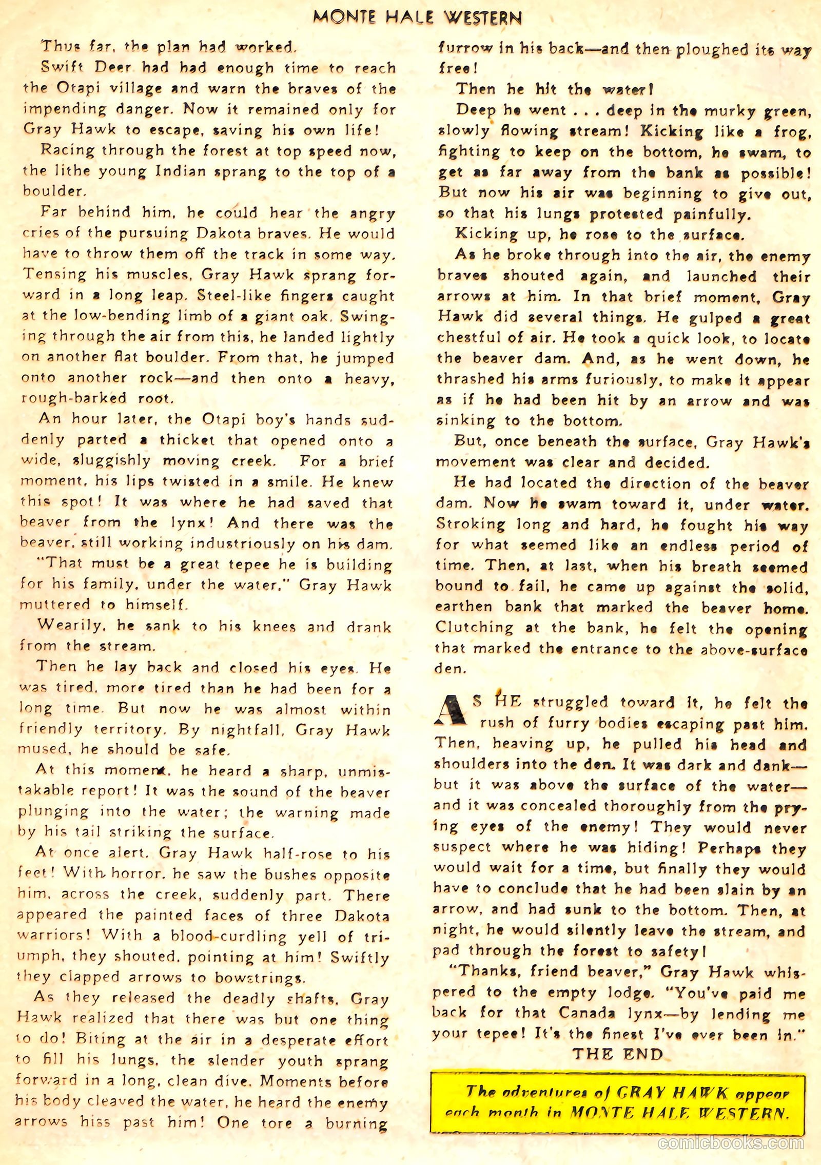 Monte Hale Western #61 (1951) — page 16 of 36