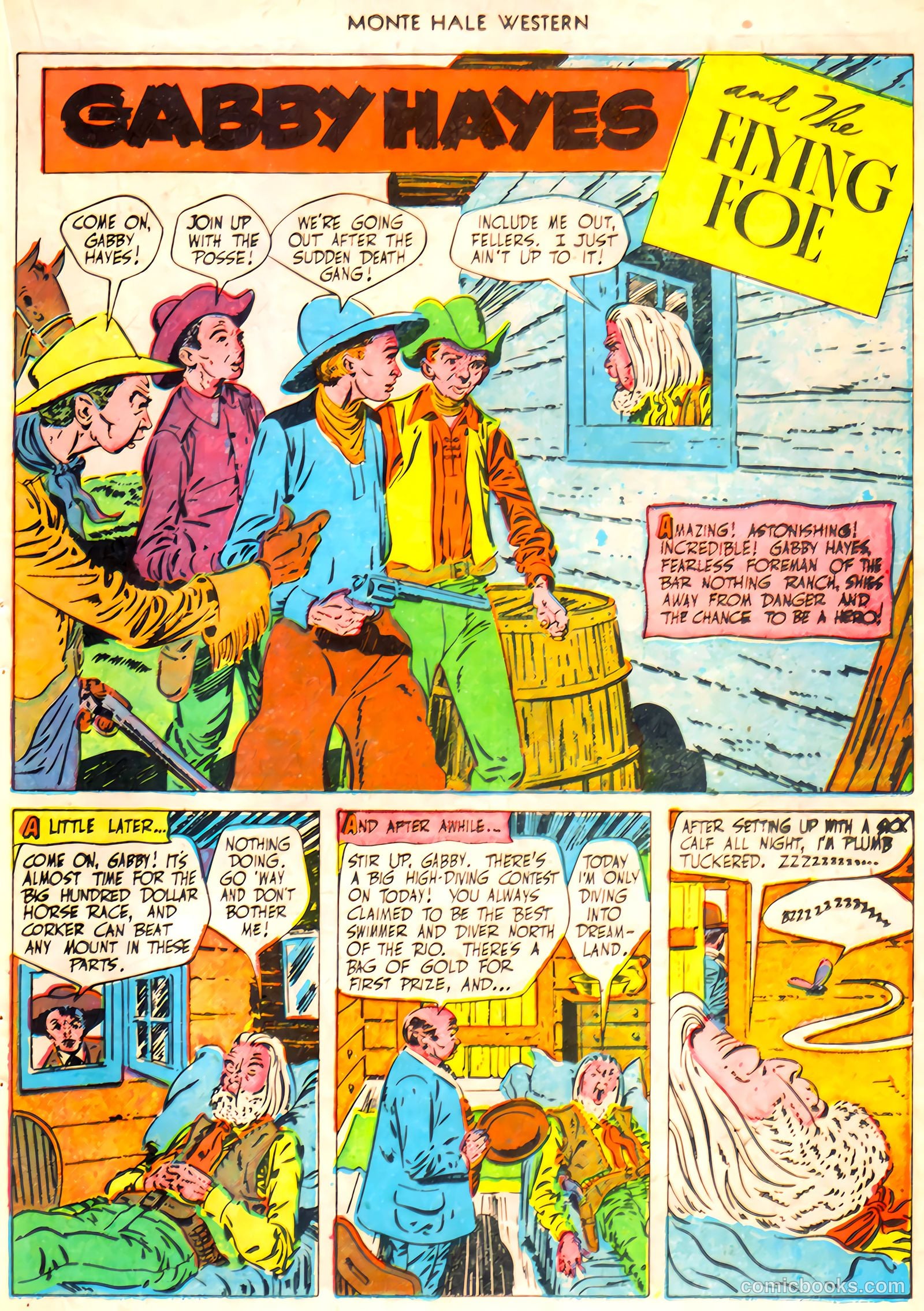 Monte Hale Western #61 (1951) — page 19 of 36