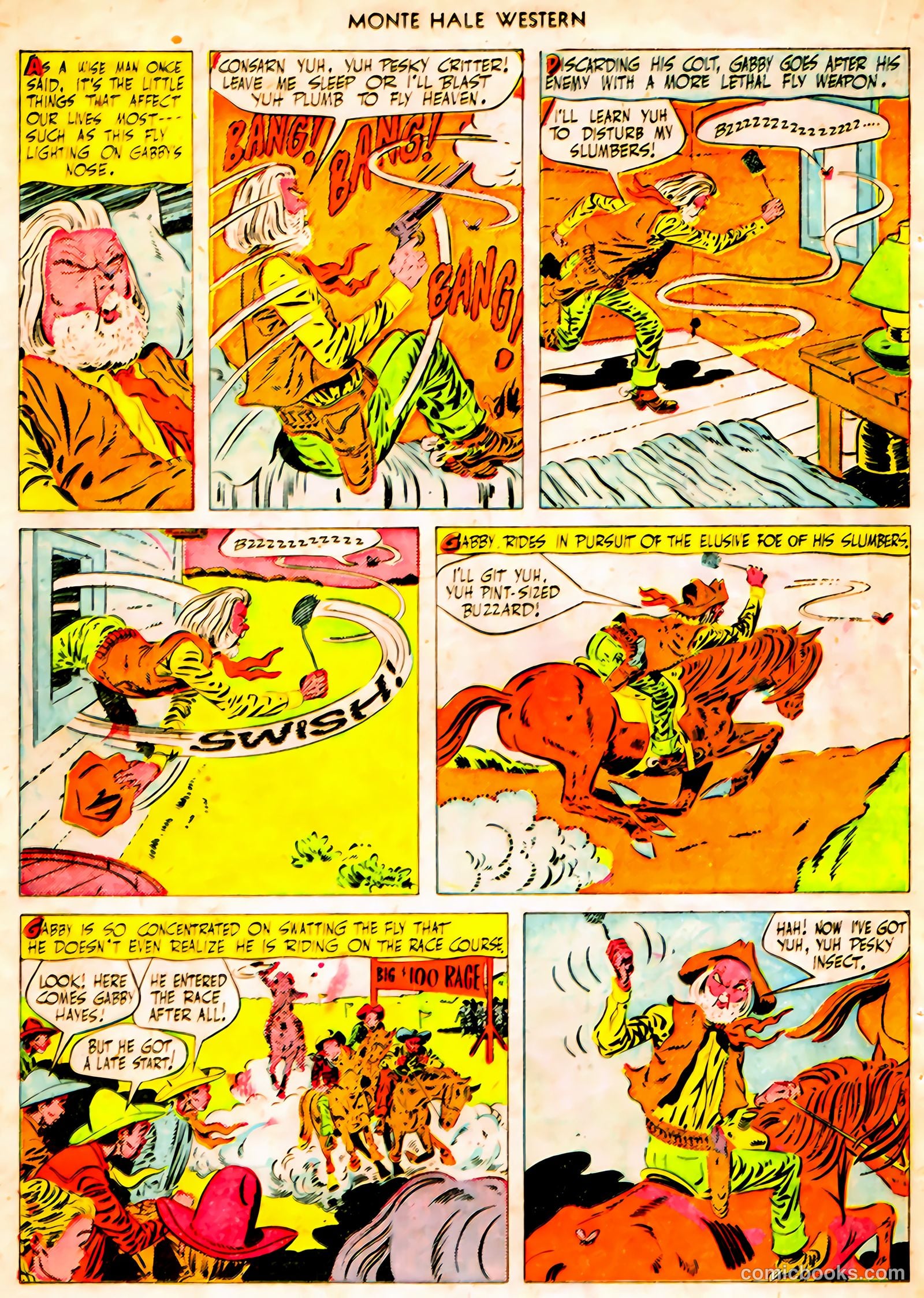 Monte Hale Western #61 (1951) — page 20 of 36