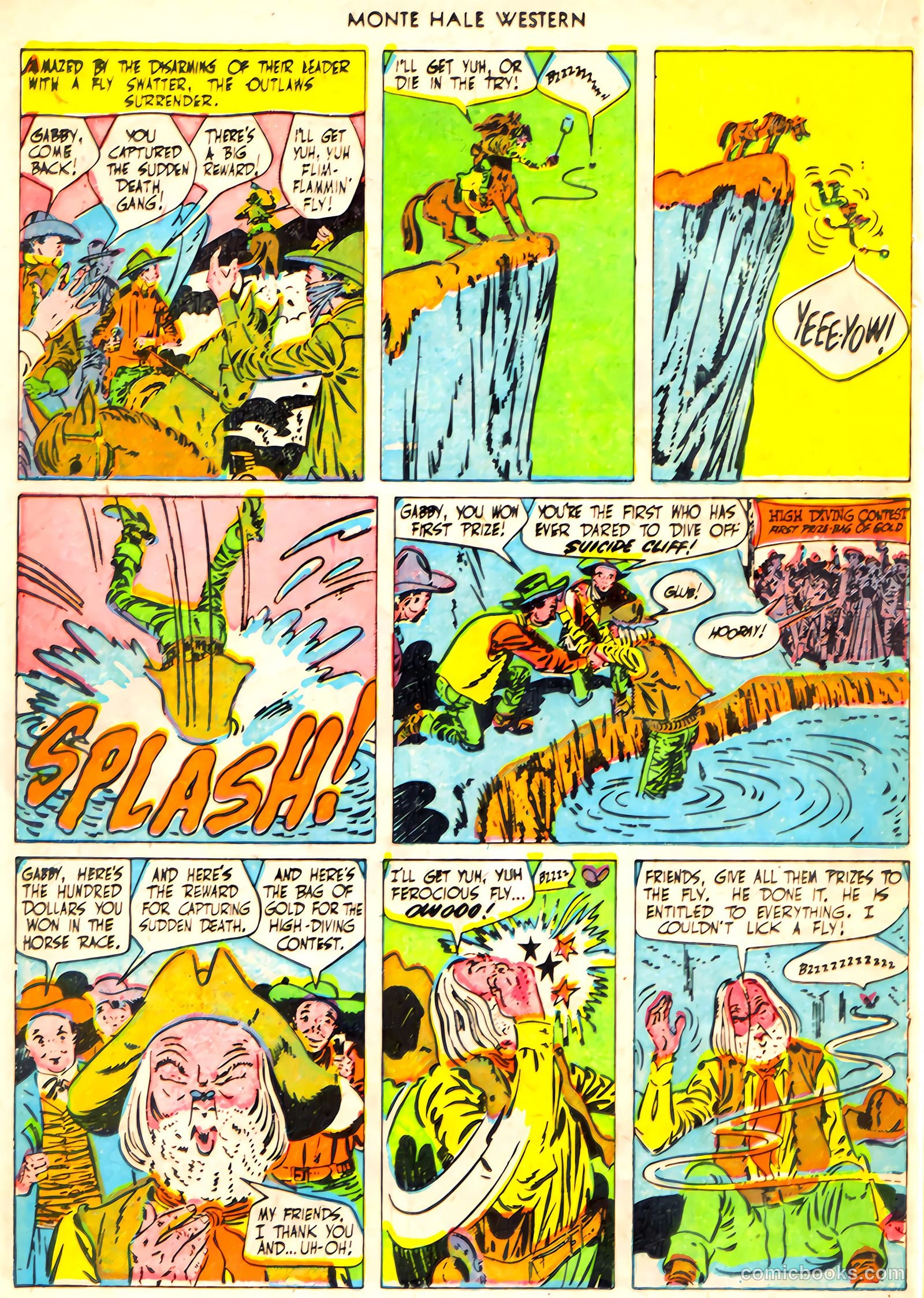 Monte Hale Western #61 (1951) — page 22 of 36