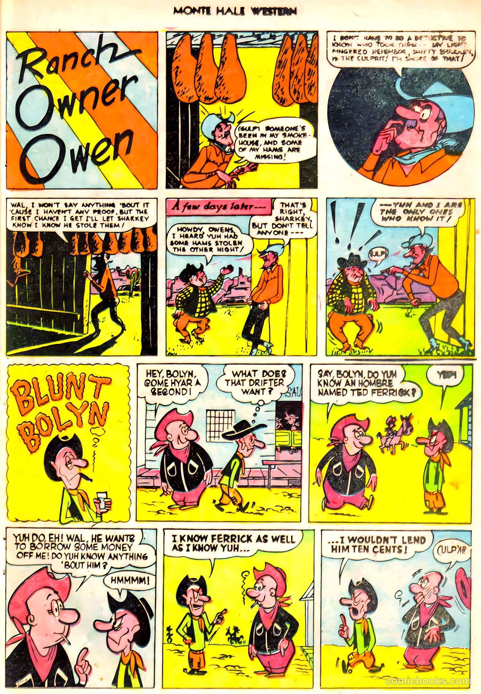 Monte Hale Western #61 (1951) — page 25 of 36