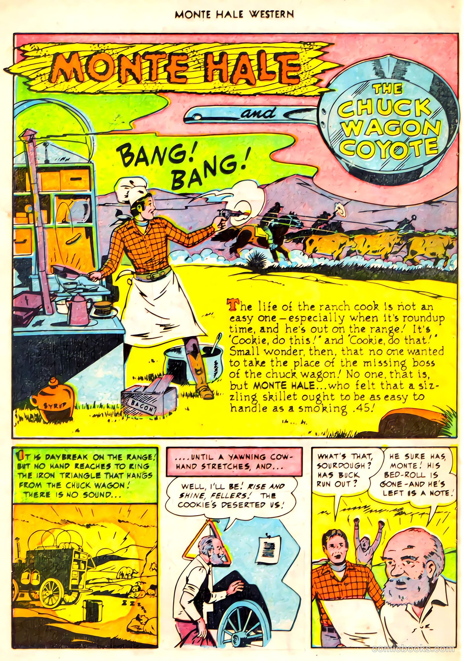 Monte Hale Western #61 (1951) — page 26 of 36