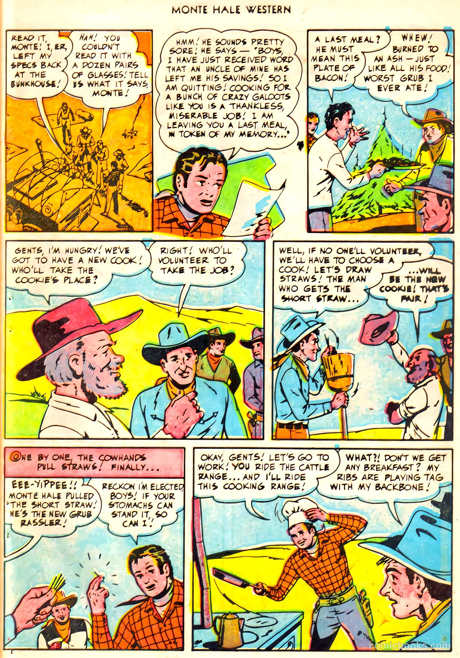 Monte Hale Western #61 (1951) — page 27 of 36