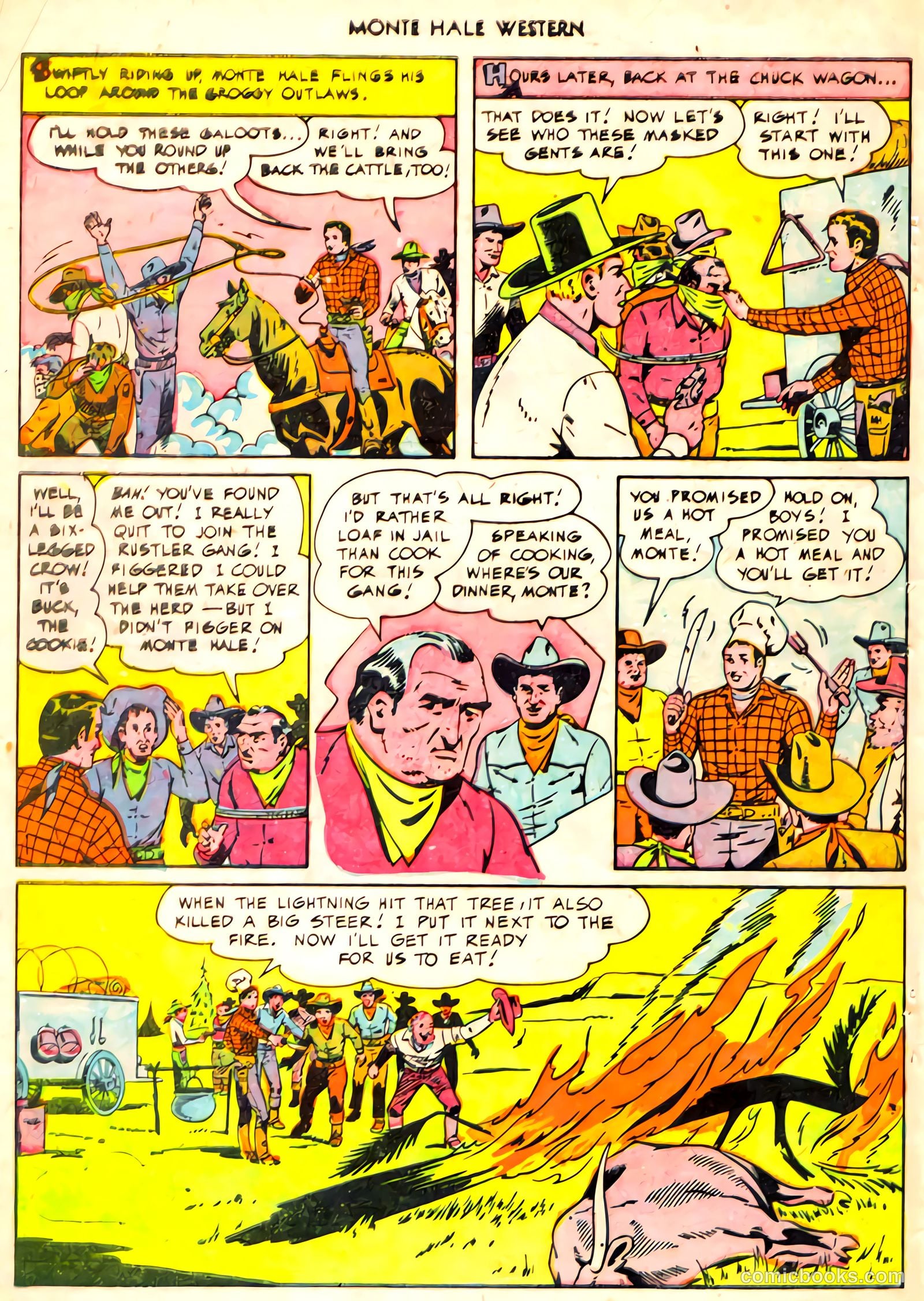 Monte Hale Western #61 (1951) — page 32 of 36