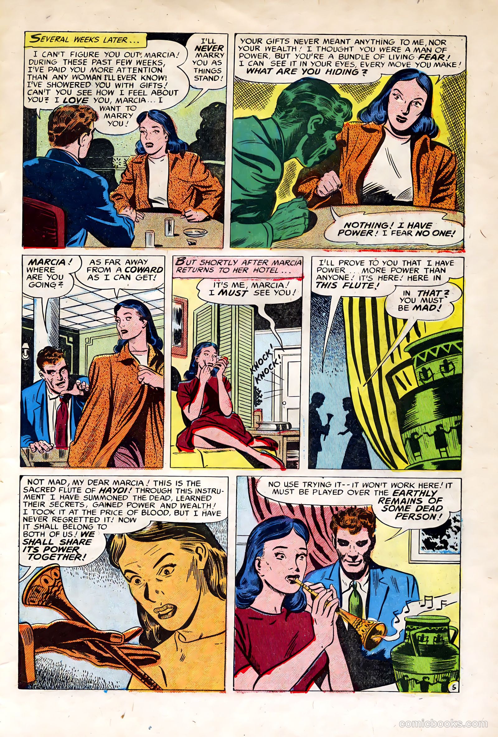 Out of the Night #21 (1953) — page 7 of 36
