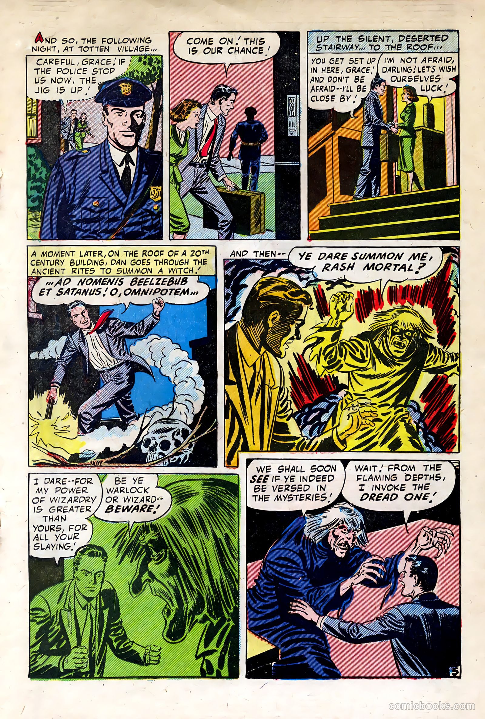 Out of the Night #21 (1953) — page 19 of 36