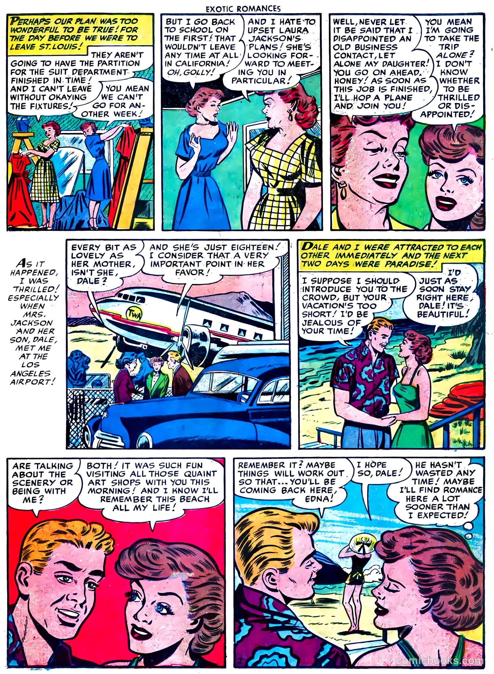 Exotic Romances #1 (1955) — page 18 of 33