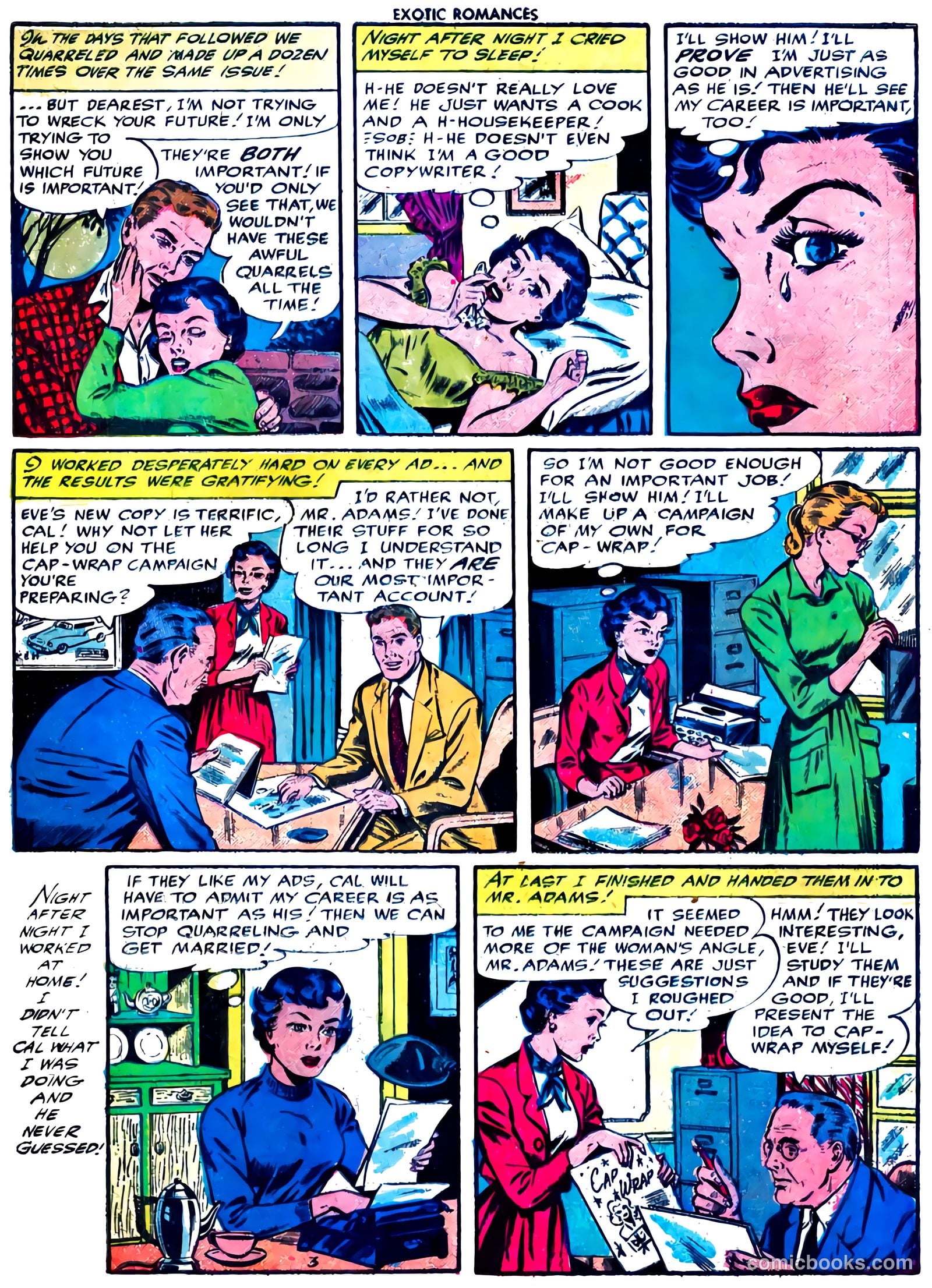 Exotic Romances #1 (1955) — page 28 of 33