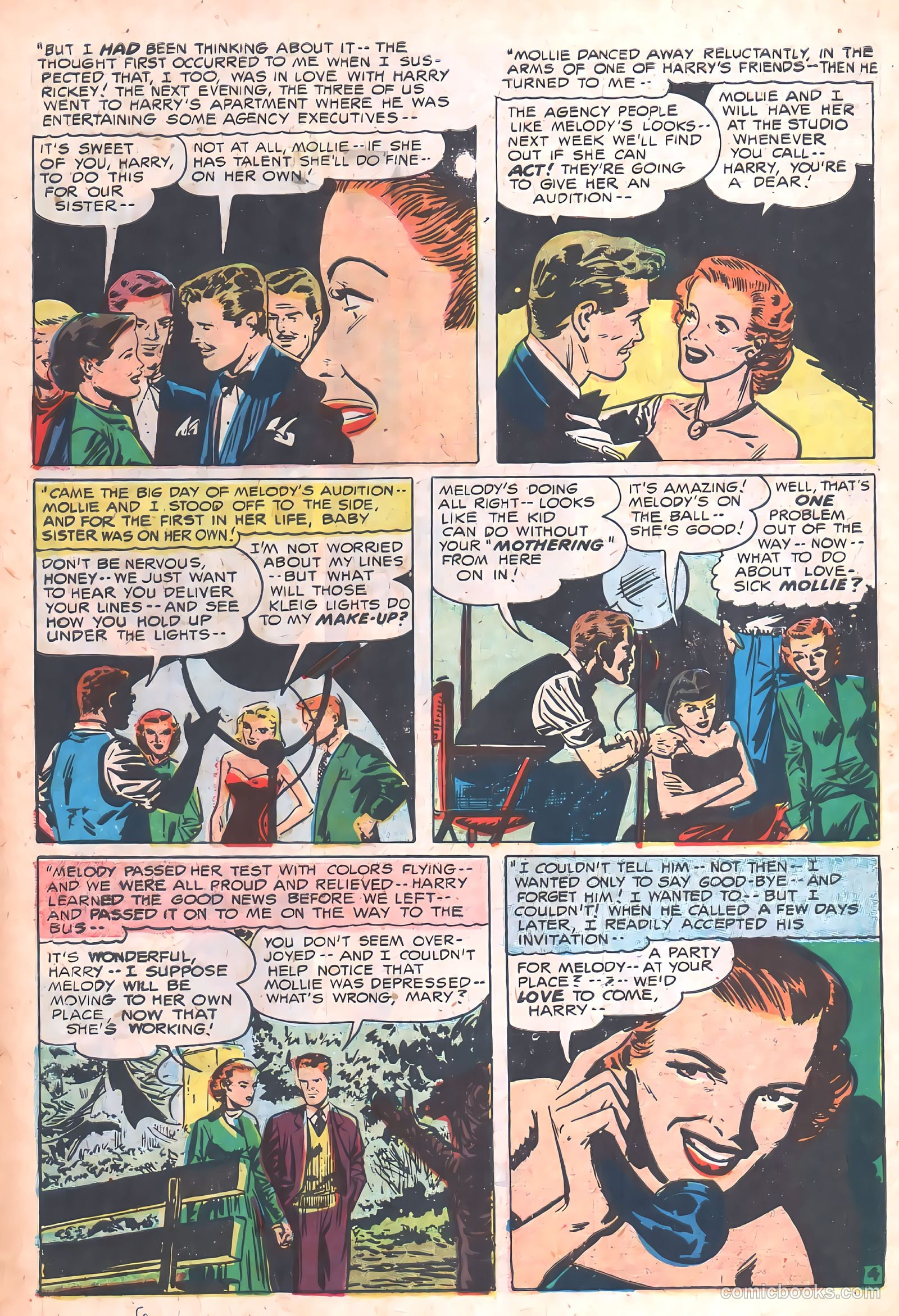 Young Love #62 (1954) — page 6 of 36