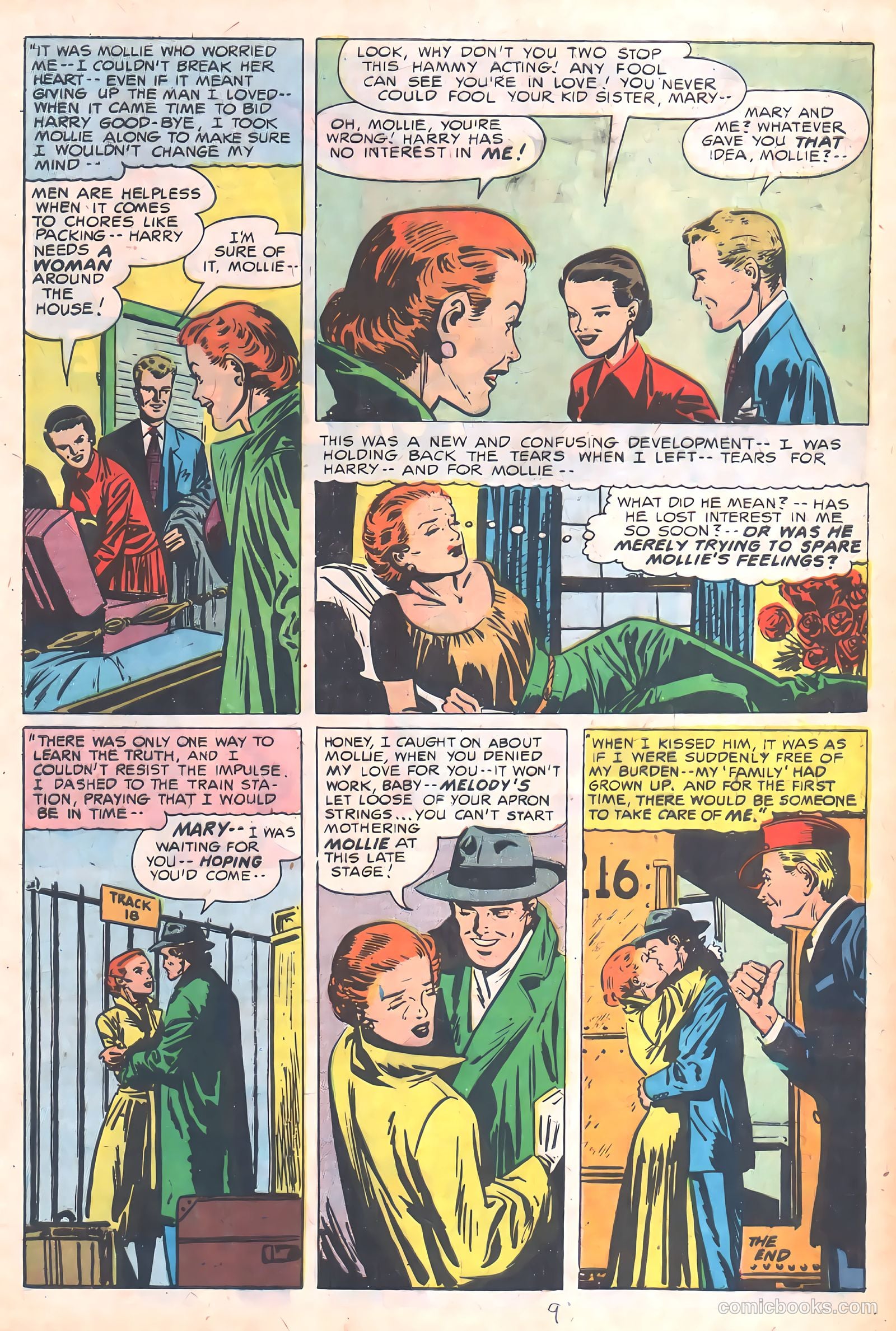 Young Love #62 (1954) — page 9 of 36