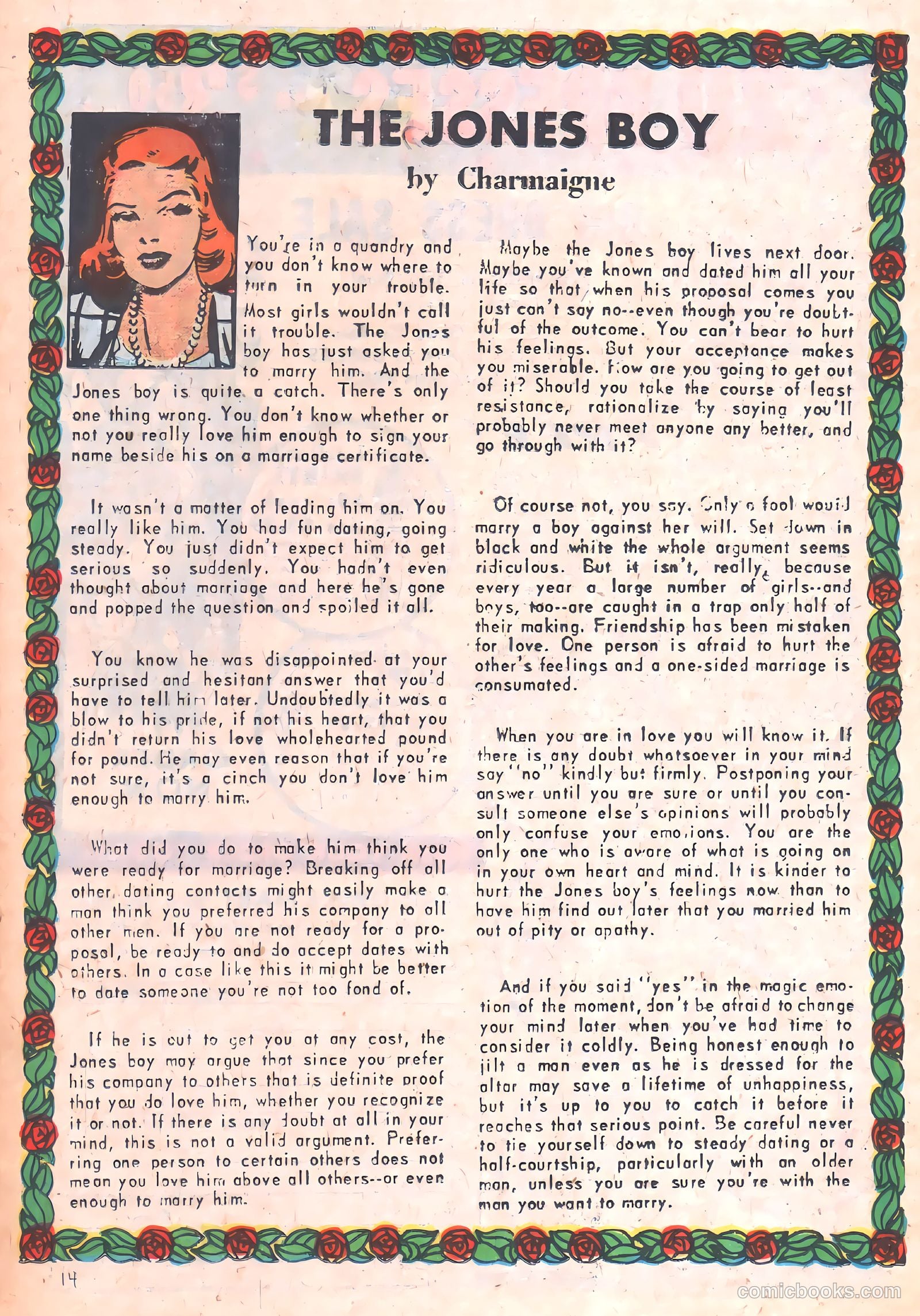 Young Love #62 (1954) — page 14 of 36