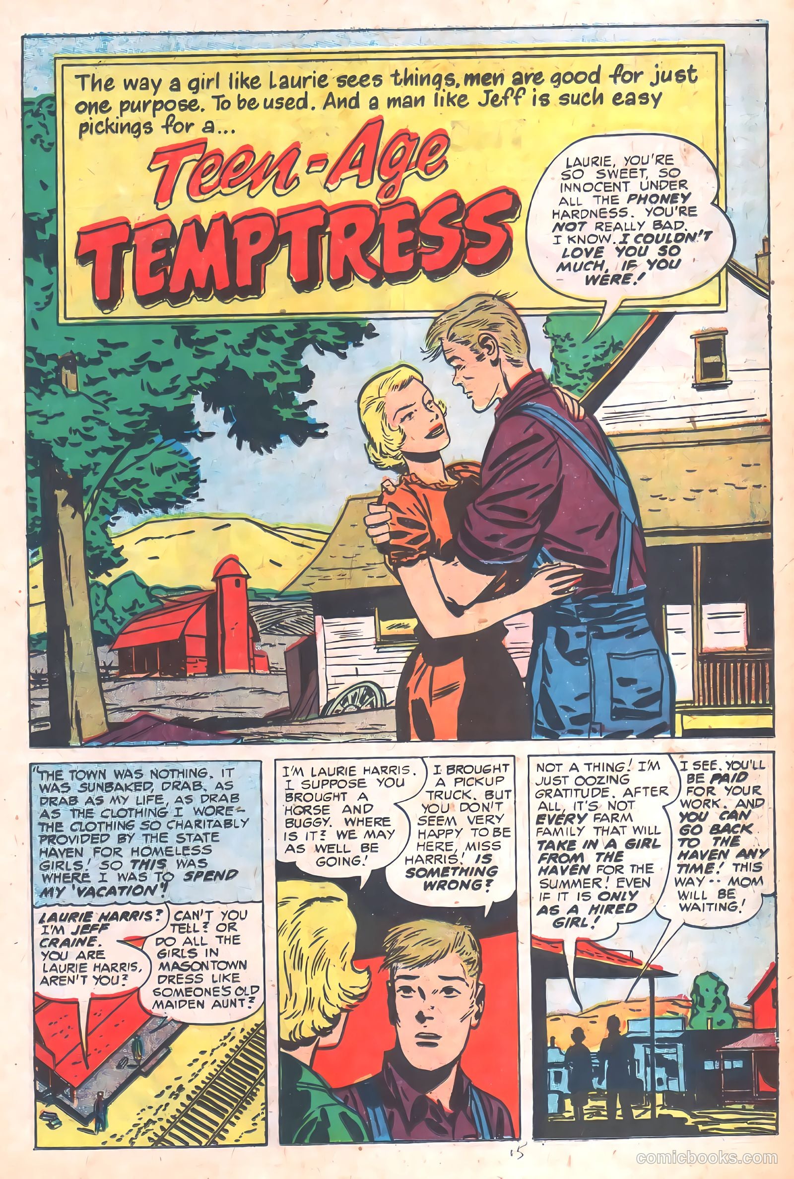 Young Love #62 (1954) — page 15 of 36